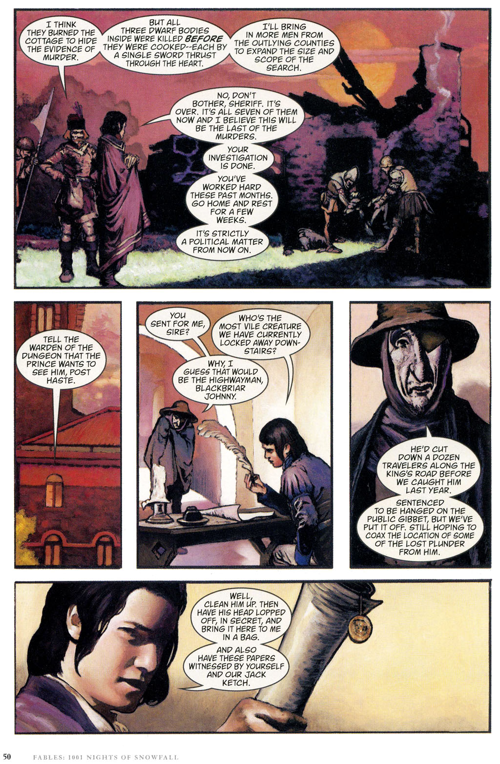 Read online Fables: 1001 Nights of Snowfall comic -  Issue # Full - 50