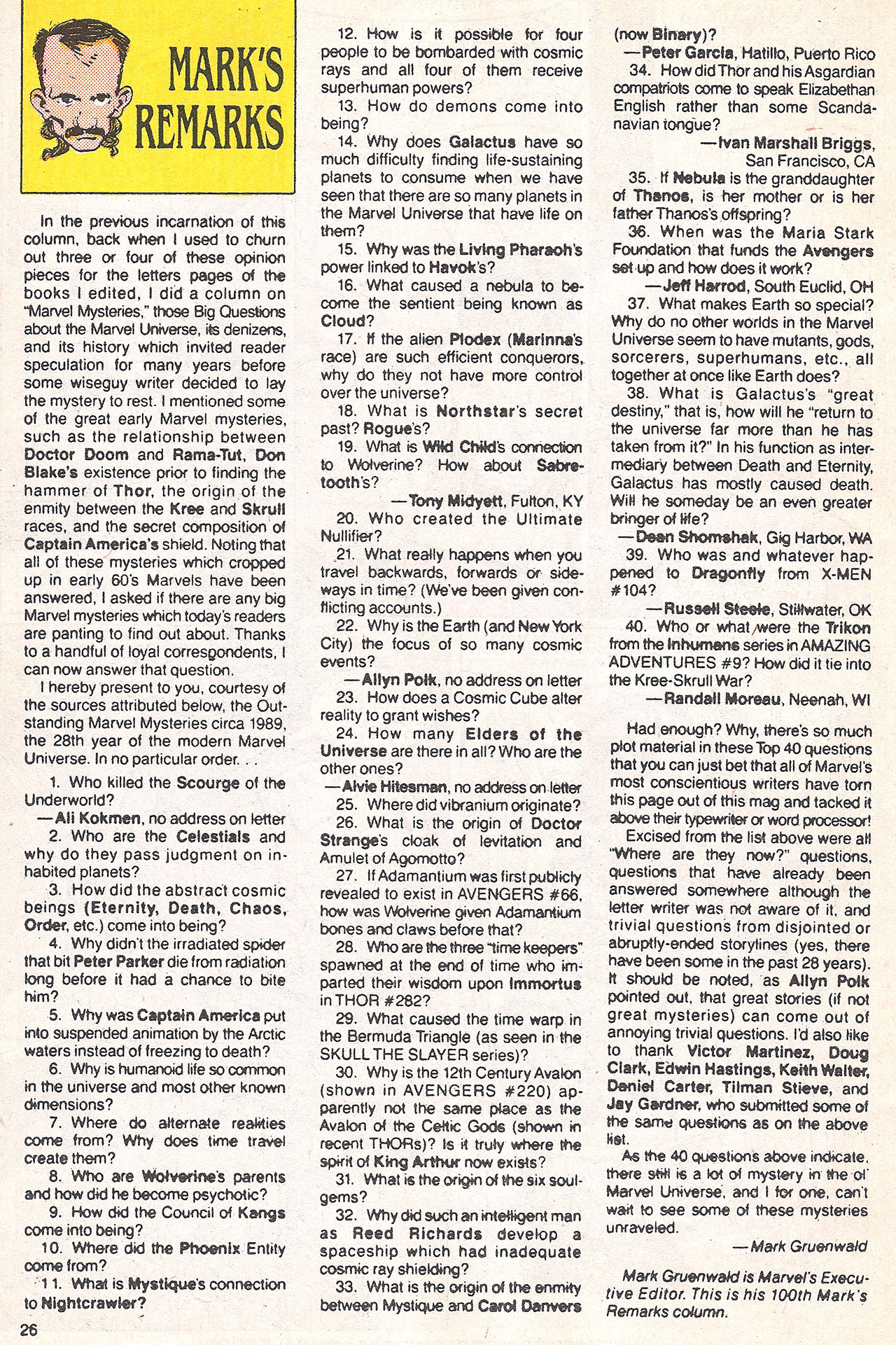 Read online Marvel Age comic -  Issue #75 - 26