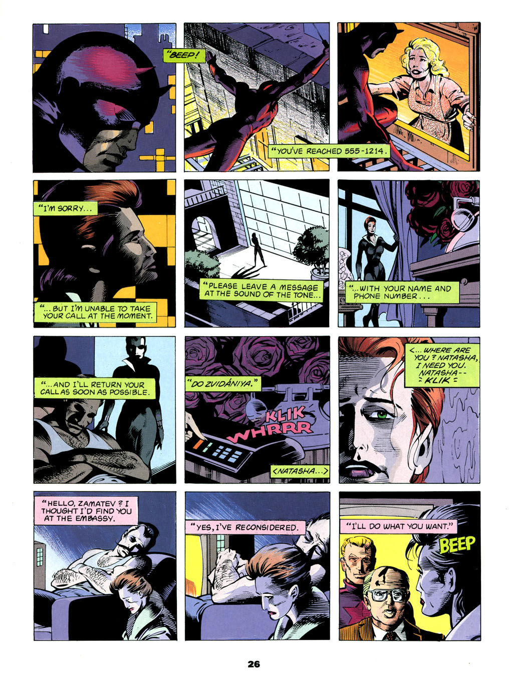 Read online Marvel Graphic Novel comic -  Issue #61 - Black Widow - The Coldest War - 27