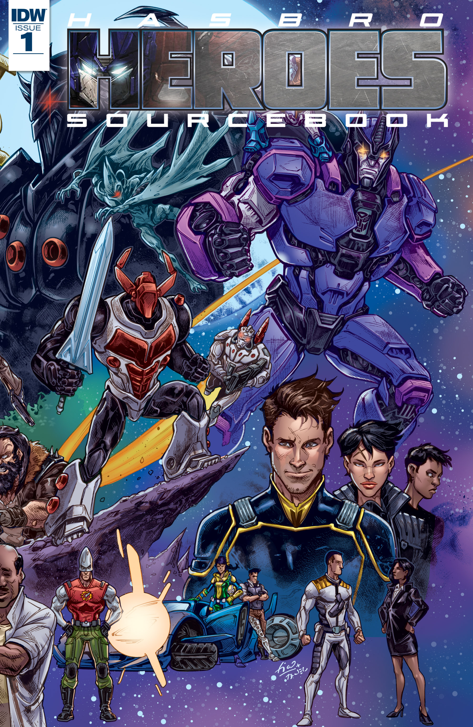 Read online Hasbro Heroes Sourcebook comic -  Issue #1 - 1