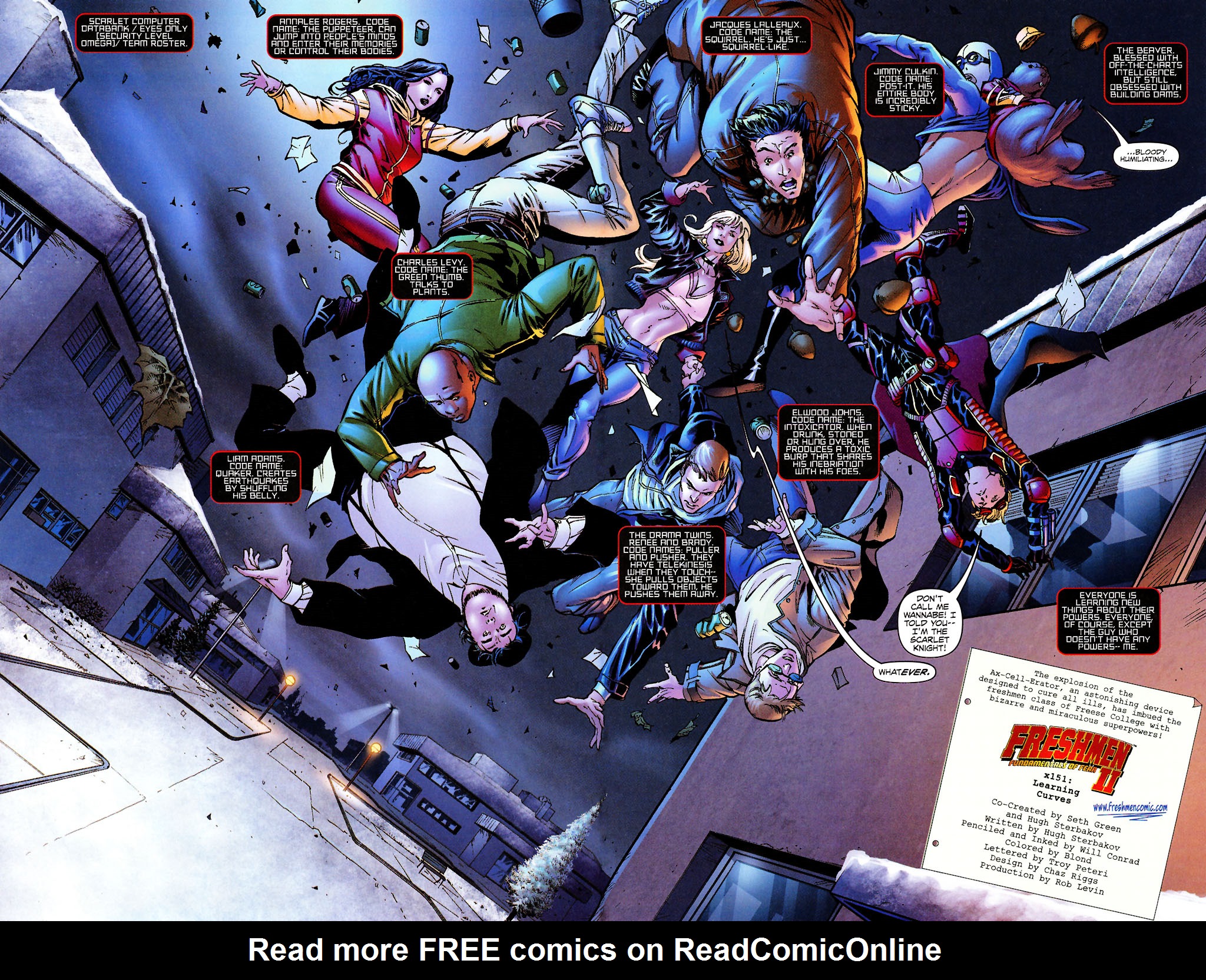 Read online Freshmen II: Fundamentals of Fear comic -  Issue #1 - 4