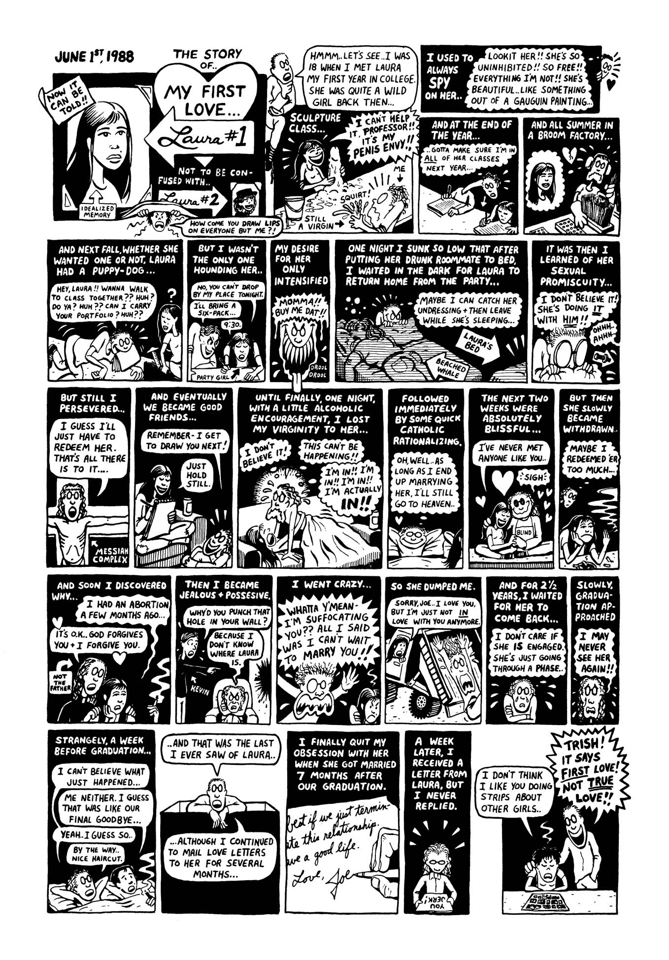 Read online Peepshow: The Cartoon Diary of Joe Matt comic -  Issue # Full - 17