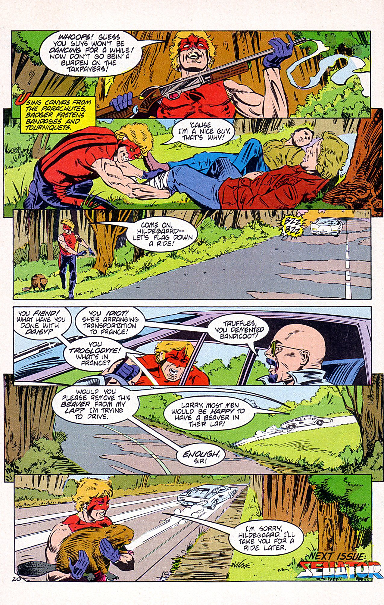 Read online The Badger comic -  Issue #18 - 21