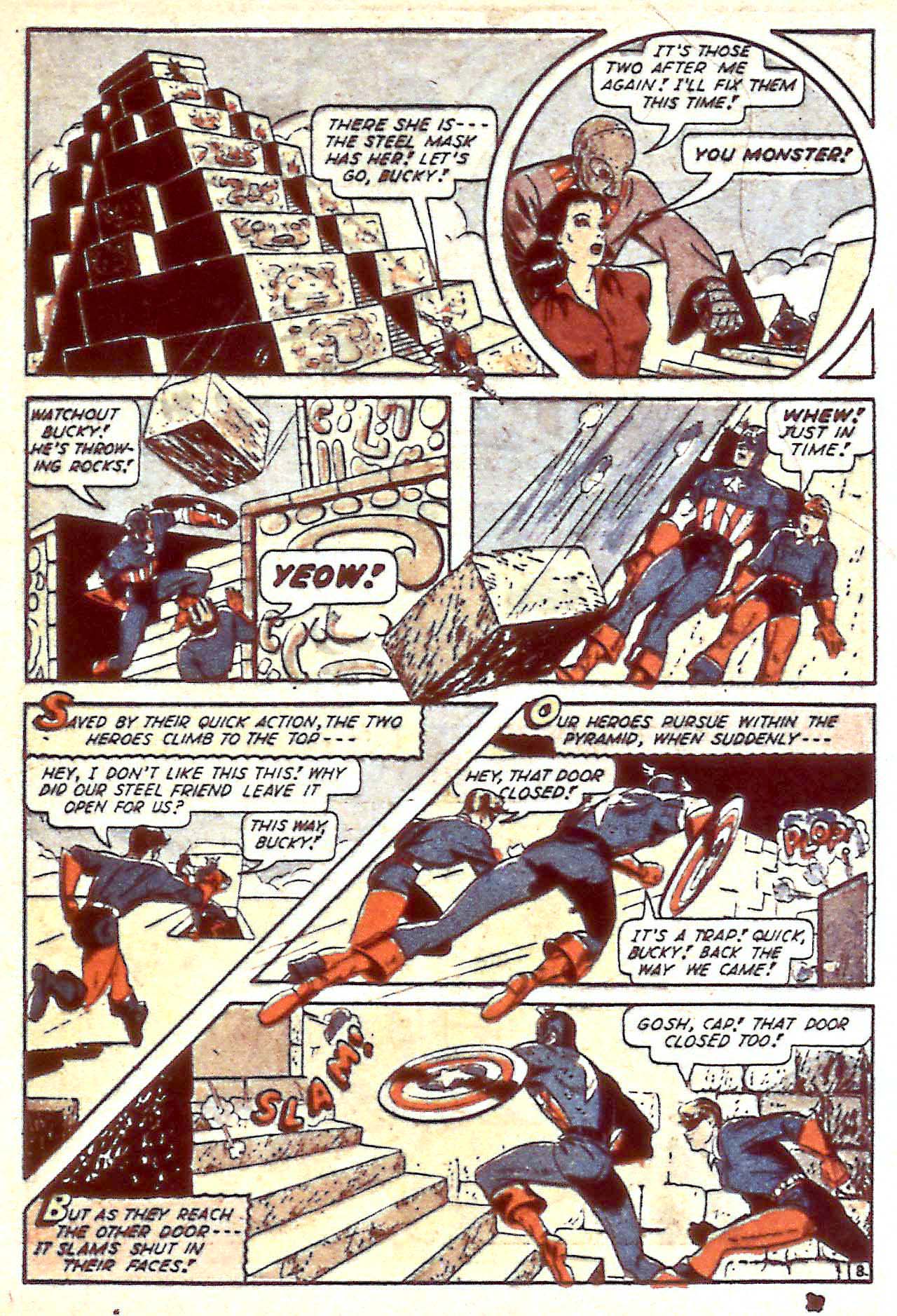 Read online Captain America Comics comic -  Issue #35 - 34