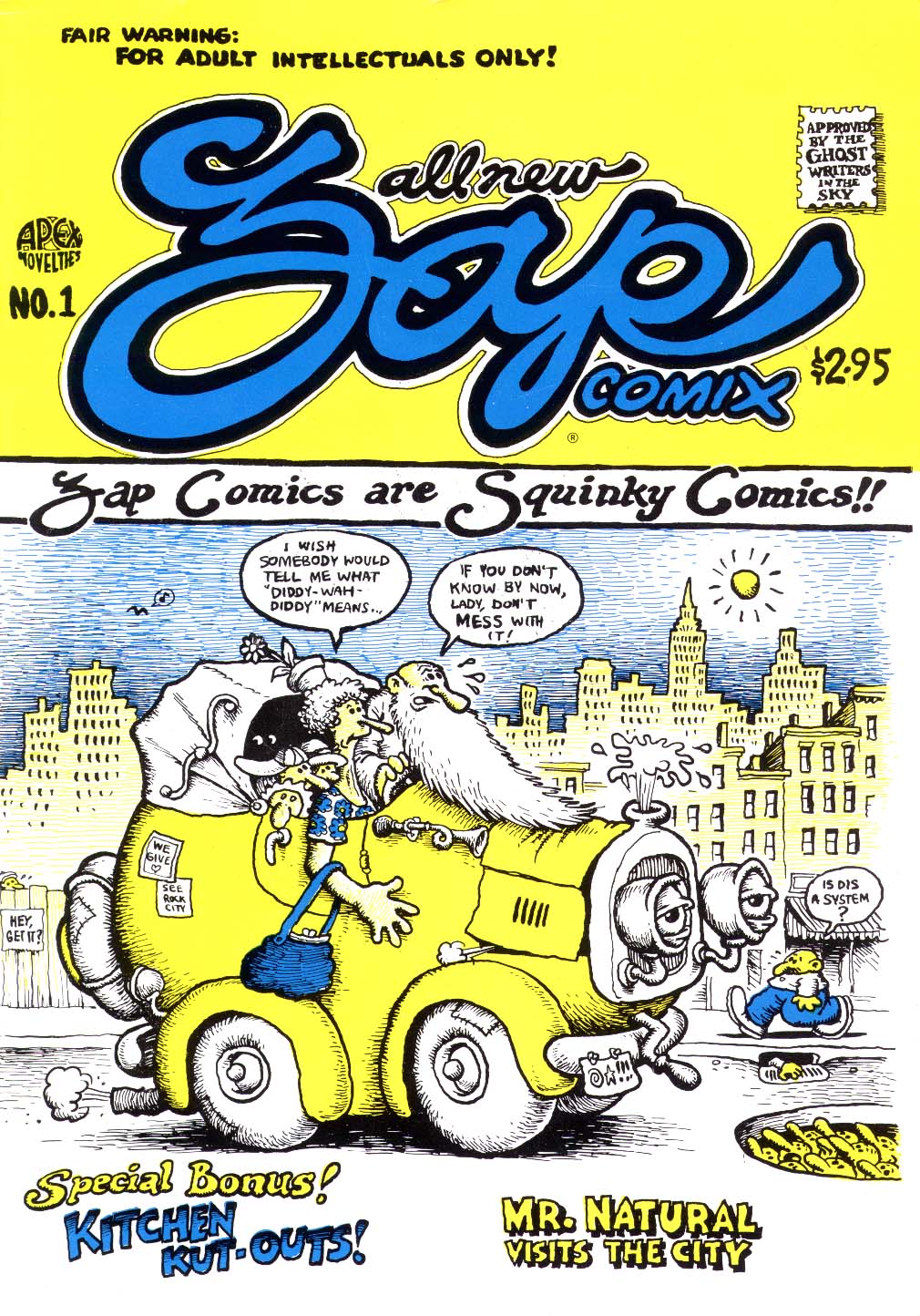 Read online Zap Comix comic -  Issue #1 - 1