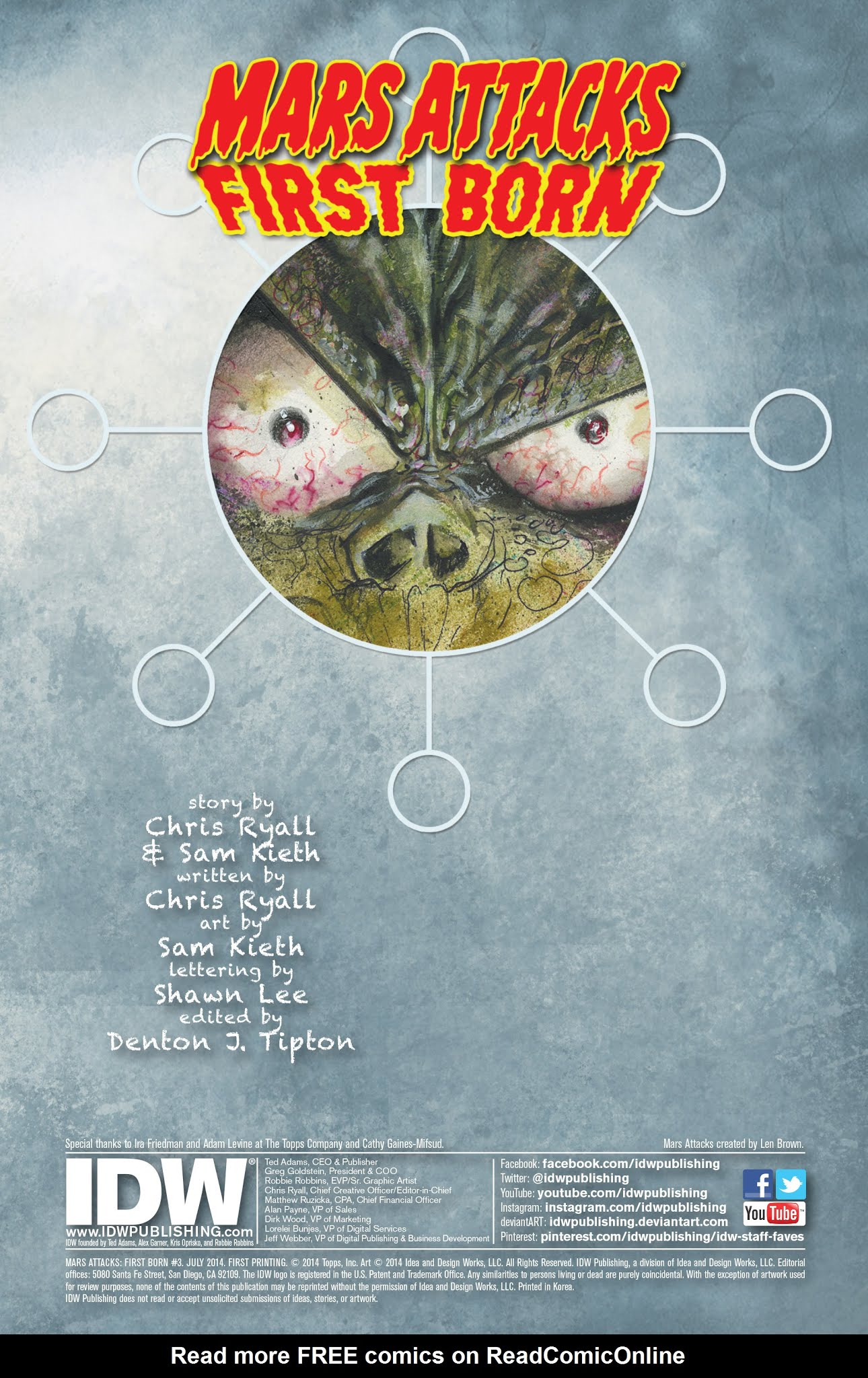 Read online Mars Attacks: First Born comic -  Issue #3 - 2