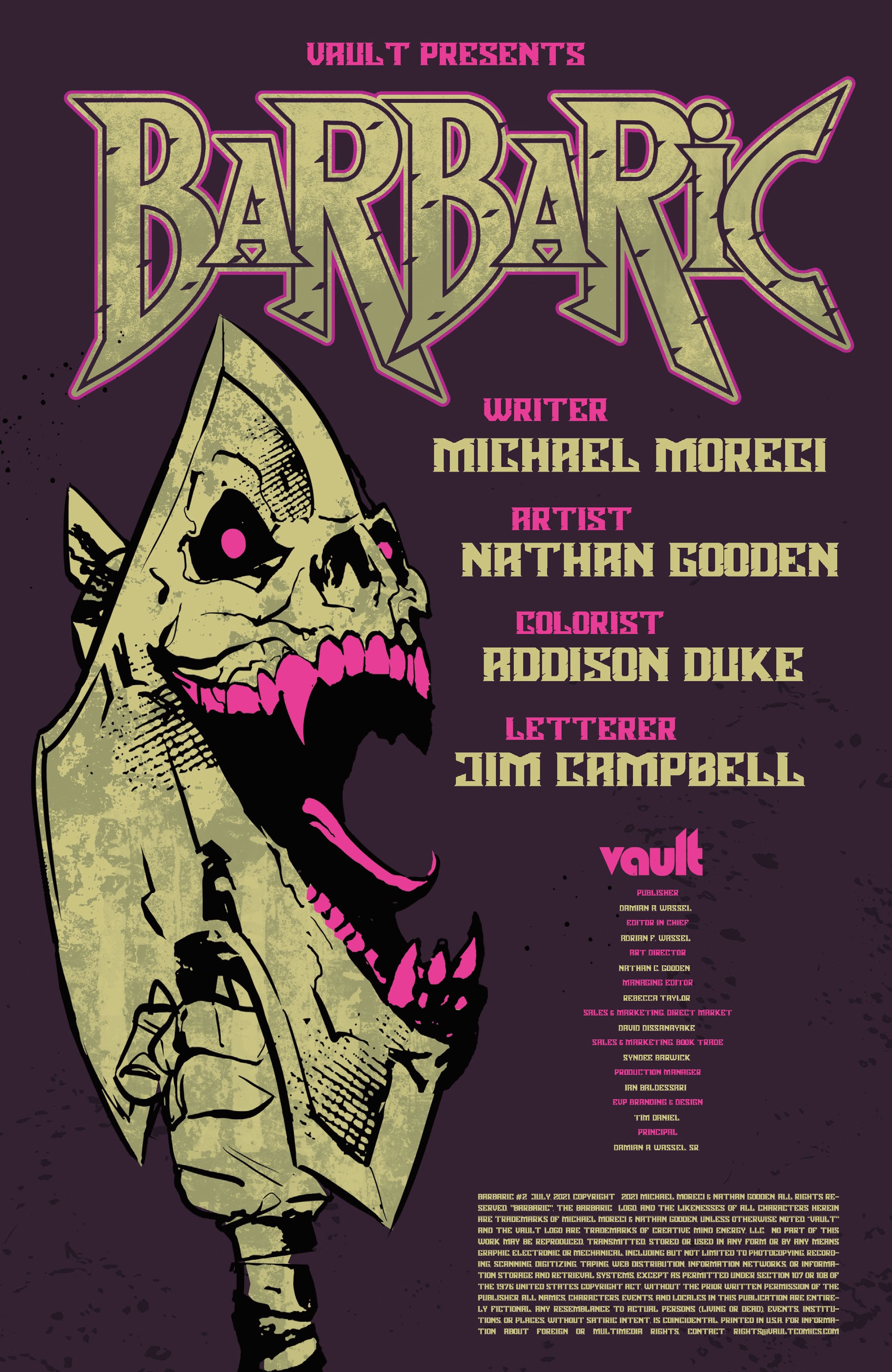 Read online Barbaric comic -  Issue #2 - 2