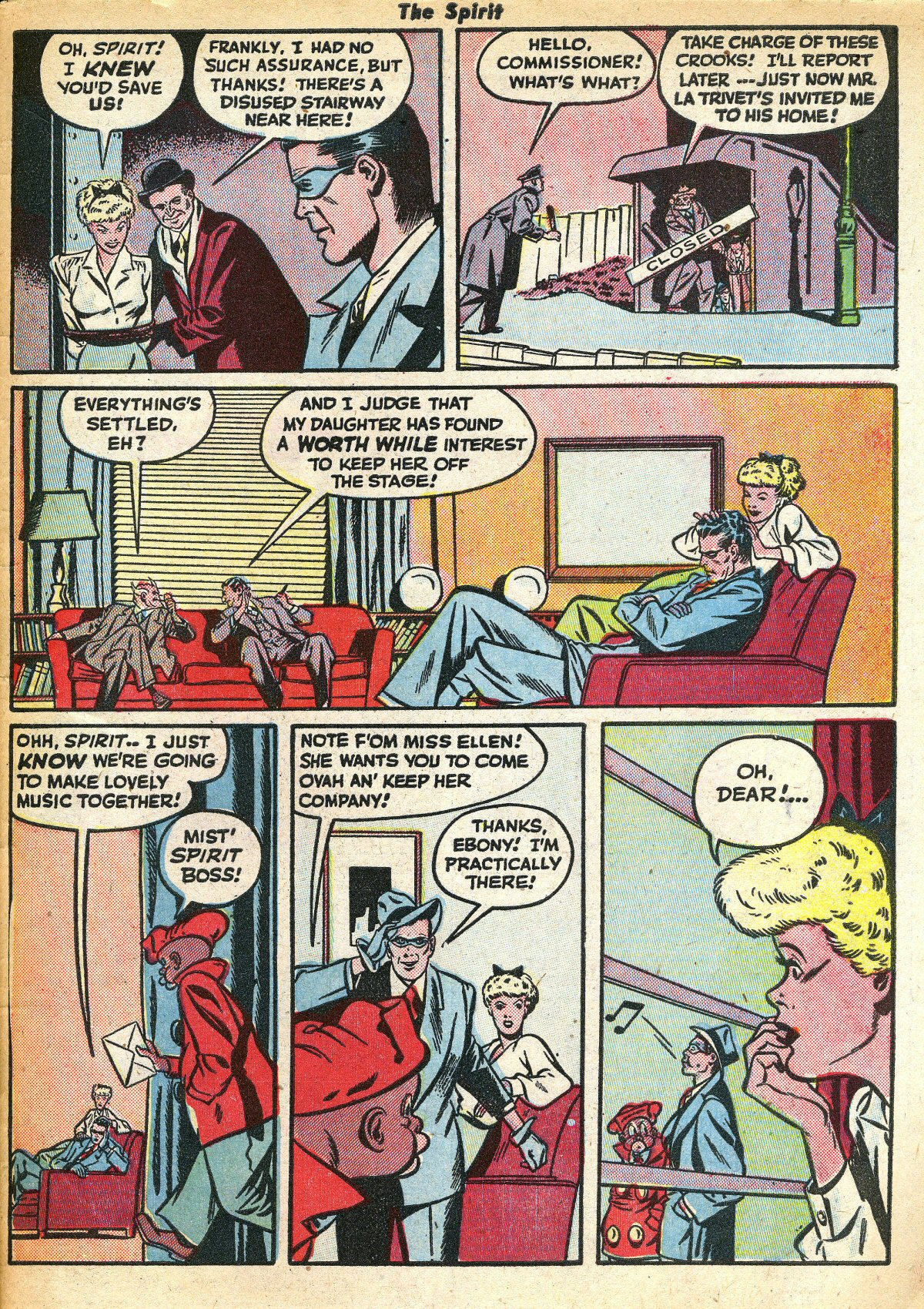 Read online The Spirit (1944) comic -  Issue #14 - 49