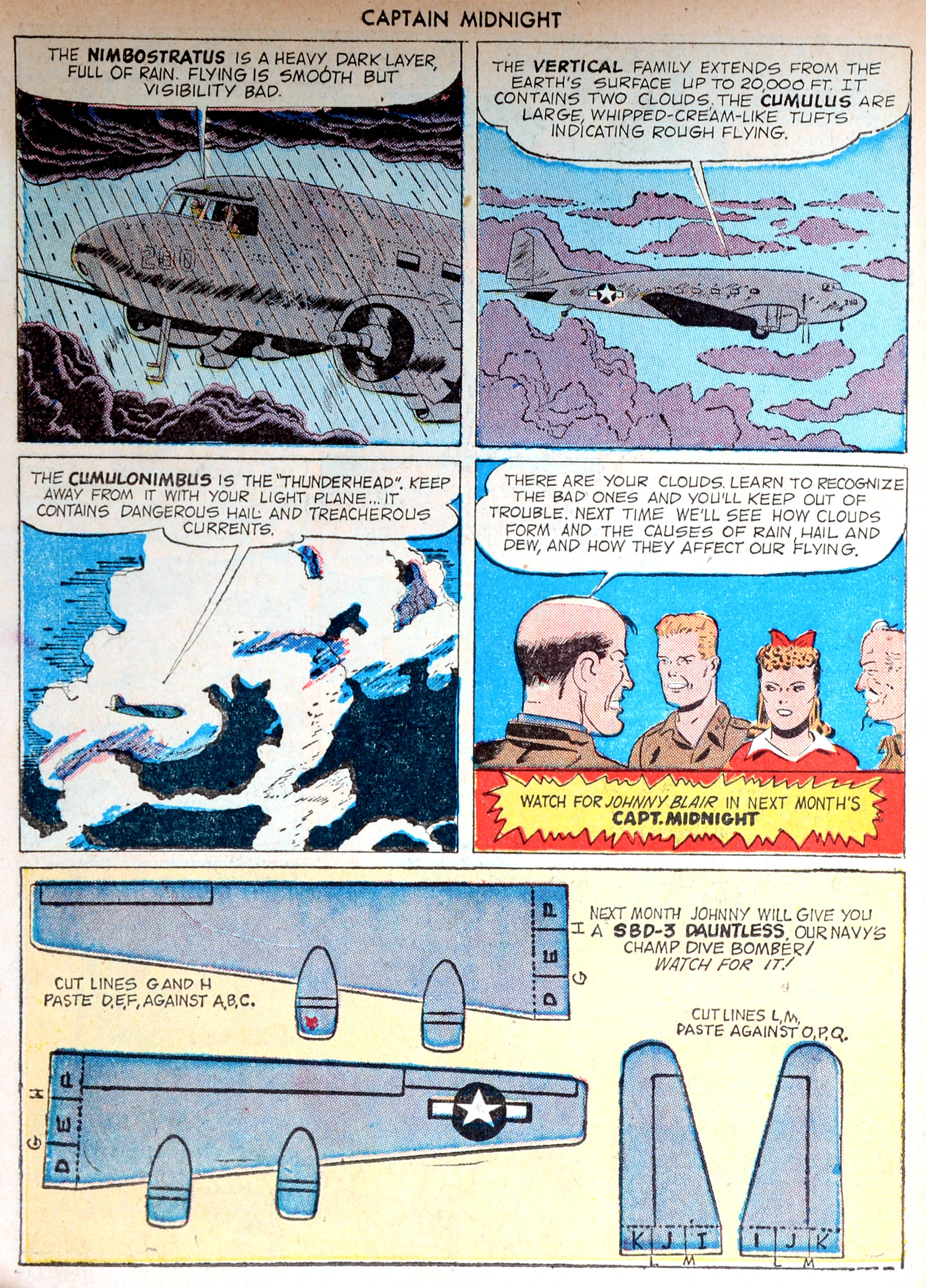Read online Captain Midnight (1942) comic -  Issue #25 - 26
