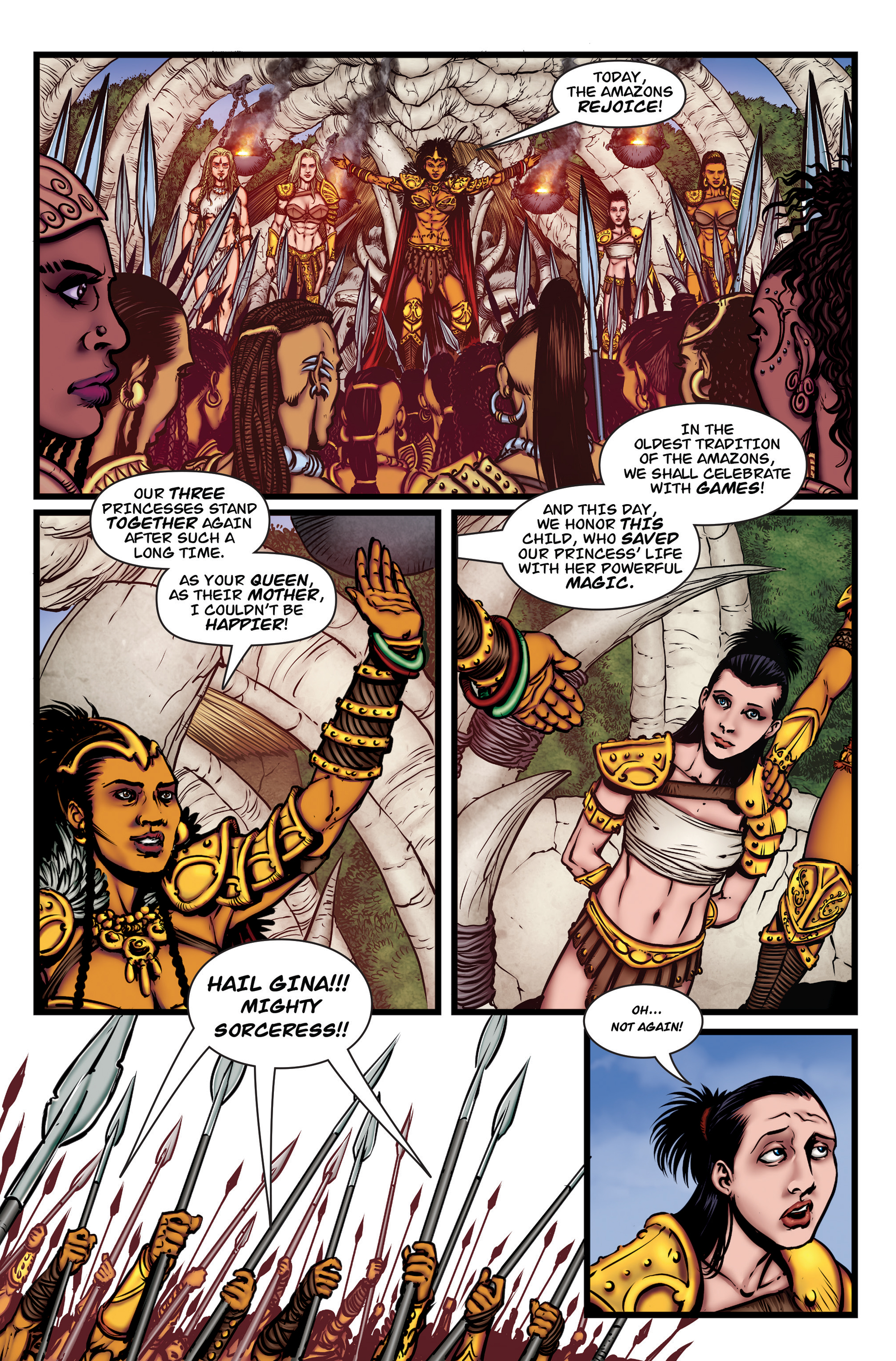 Read online Arhian: Head Huntress comic -  Issue #5 - 15