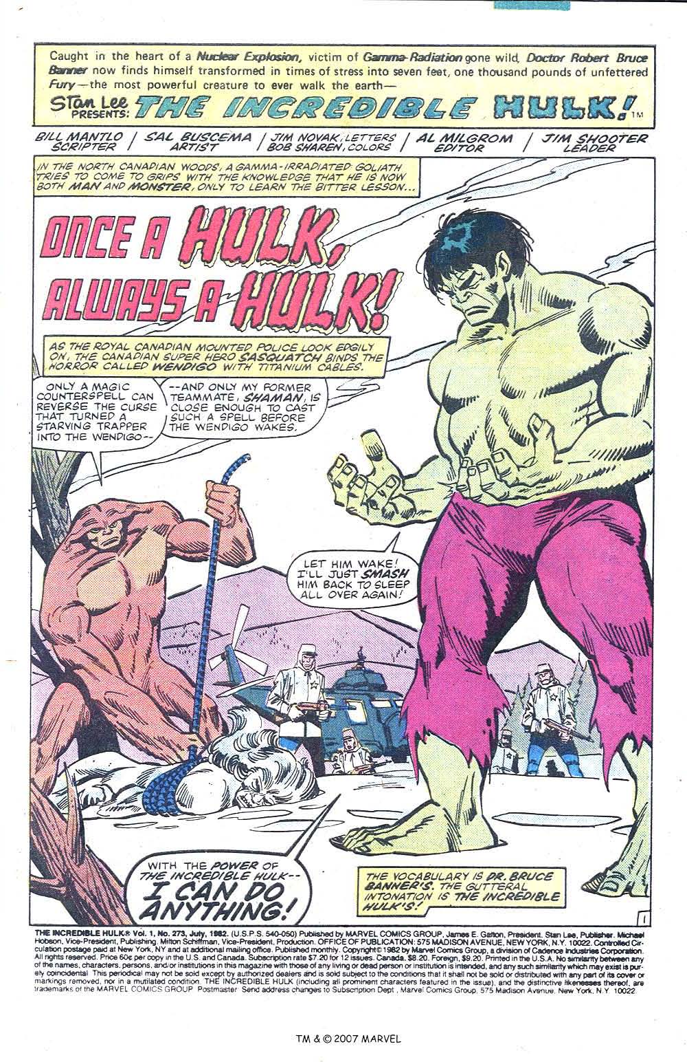 Read online The Incredible Hulk (1968) comic -  Issue #273 - 3