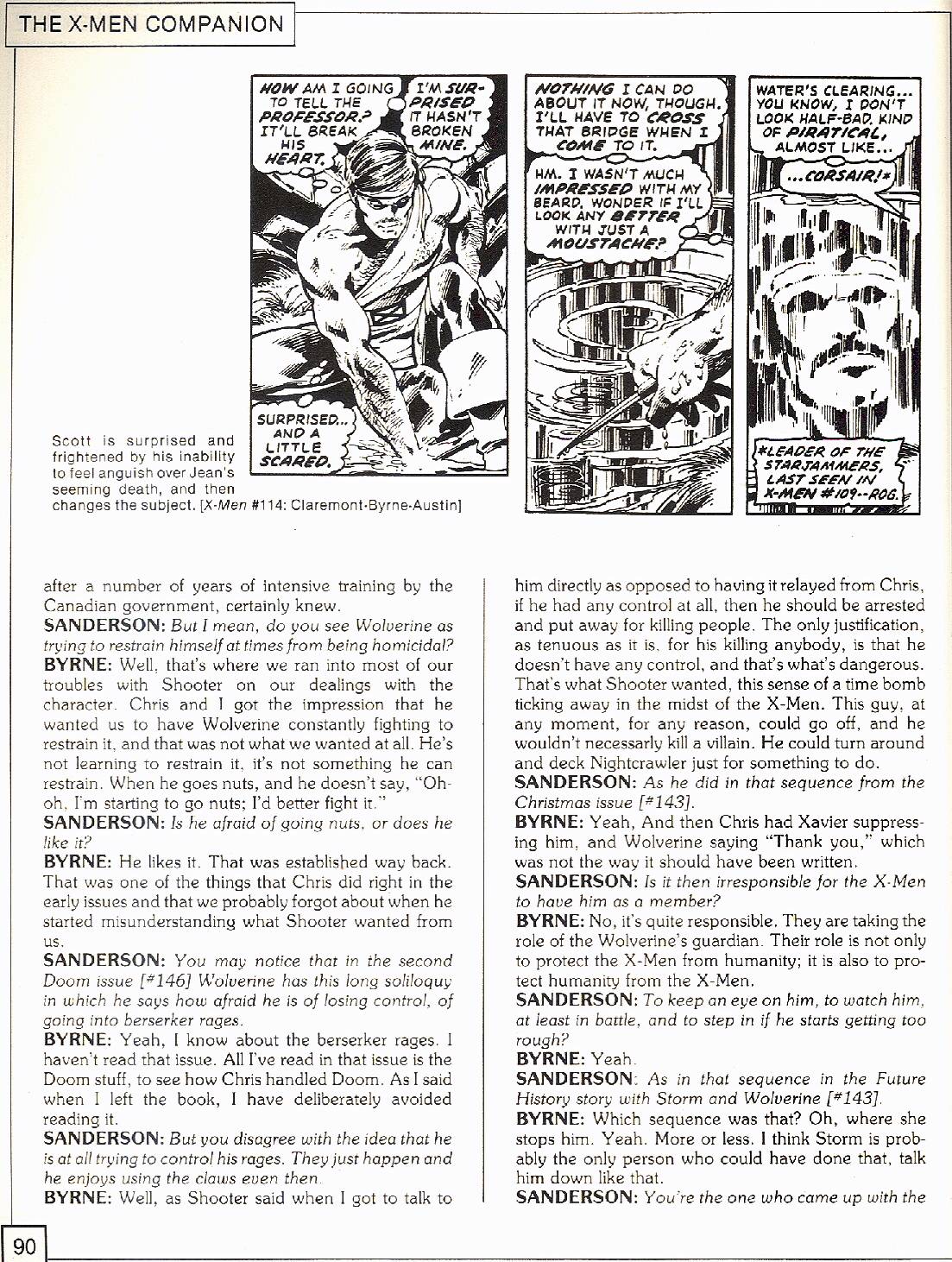 Read online The X-Men Companion comic -  Issue #2 - 90