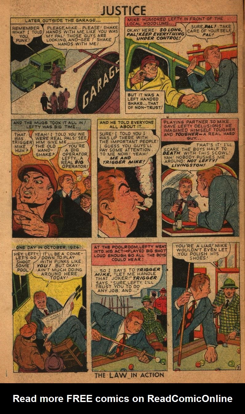 Read online Justice Comics (1948) comic -  Issue #6 - 44