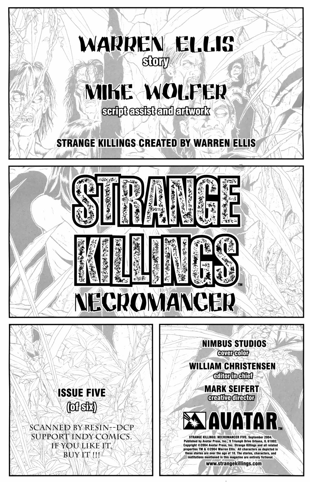 Read online Strange Killings: Necromancer comic -  Issue #5 - 2