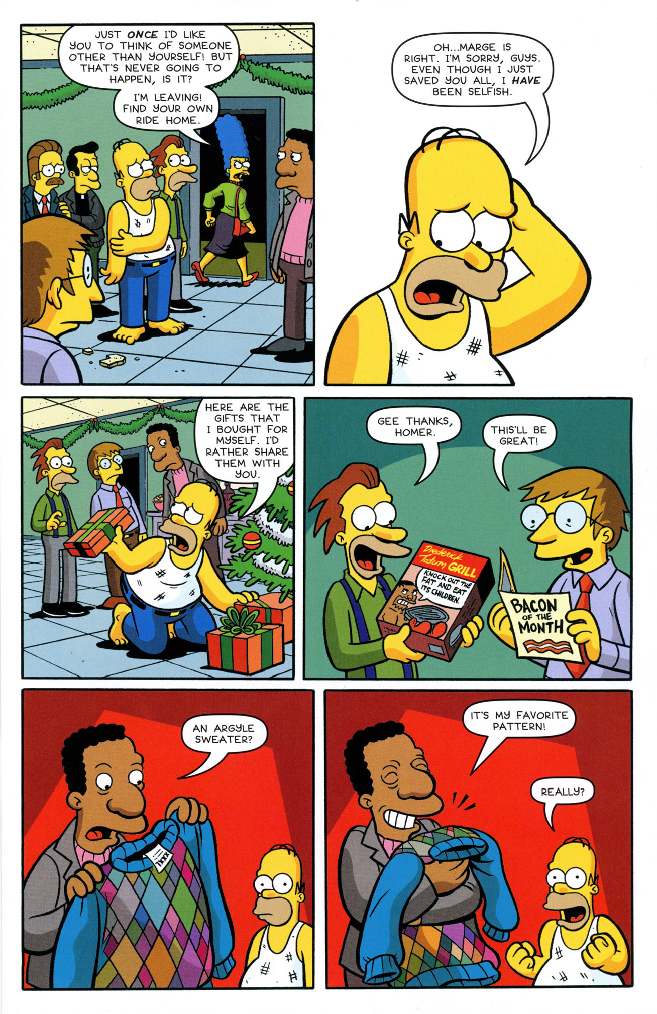 Read online The Simpsons Winter Wingding comic -  Issue #10 - 11