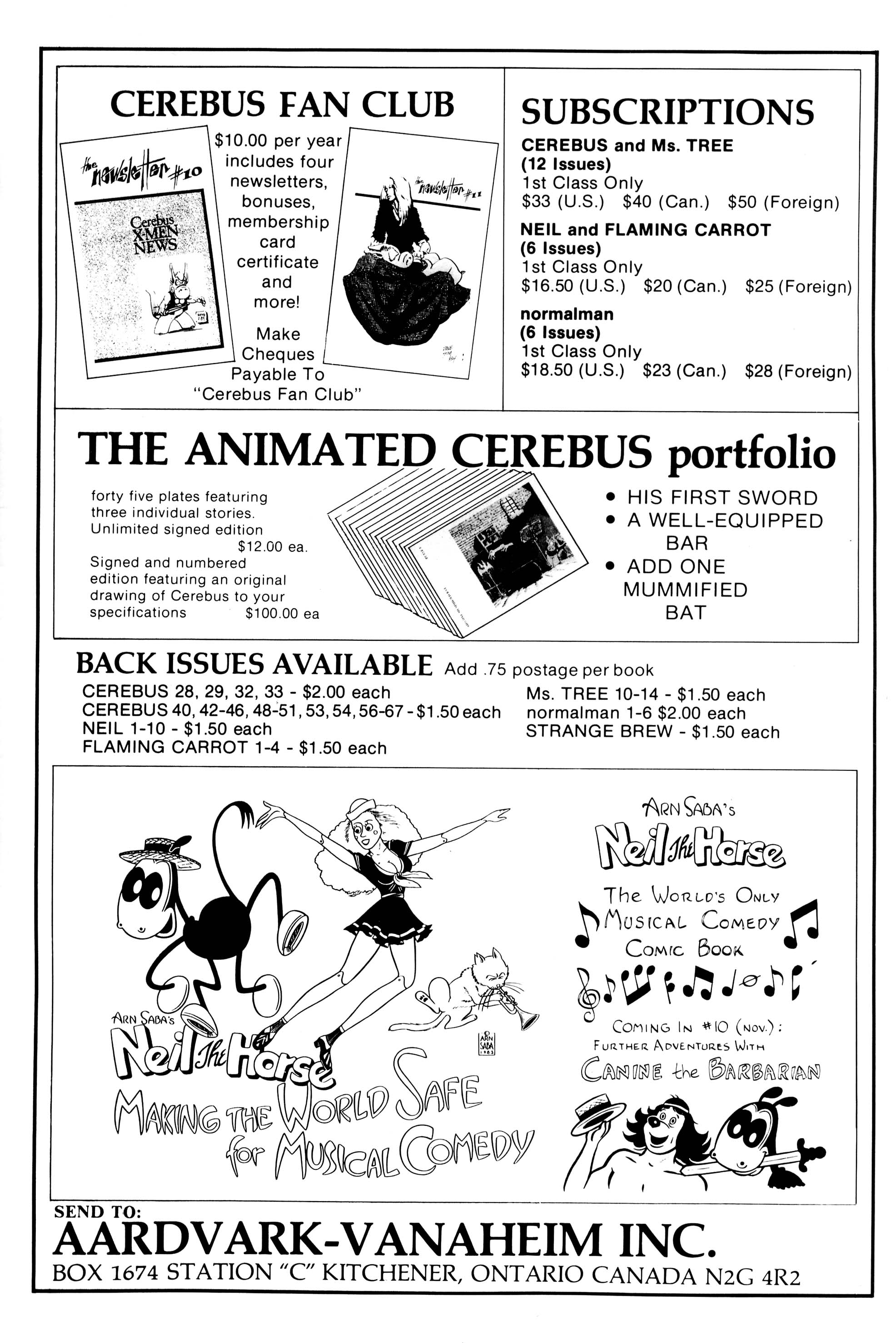 Read online Cerebus comic -  Issue #68 - 33