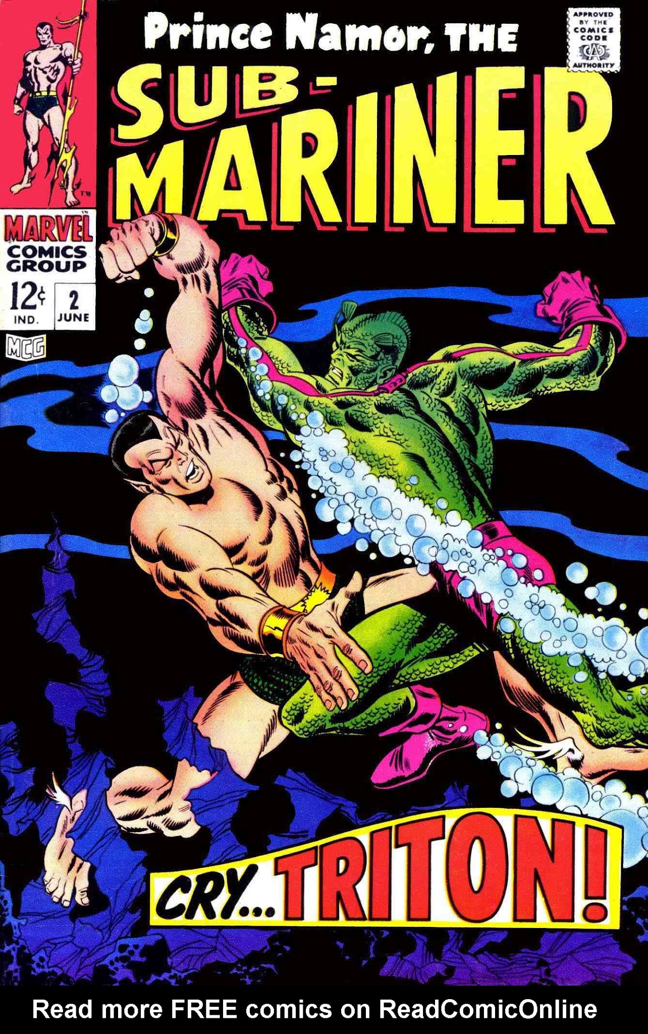 Read online The Sub-Mariner comic -  Issue #2 - 1