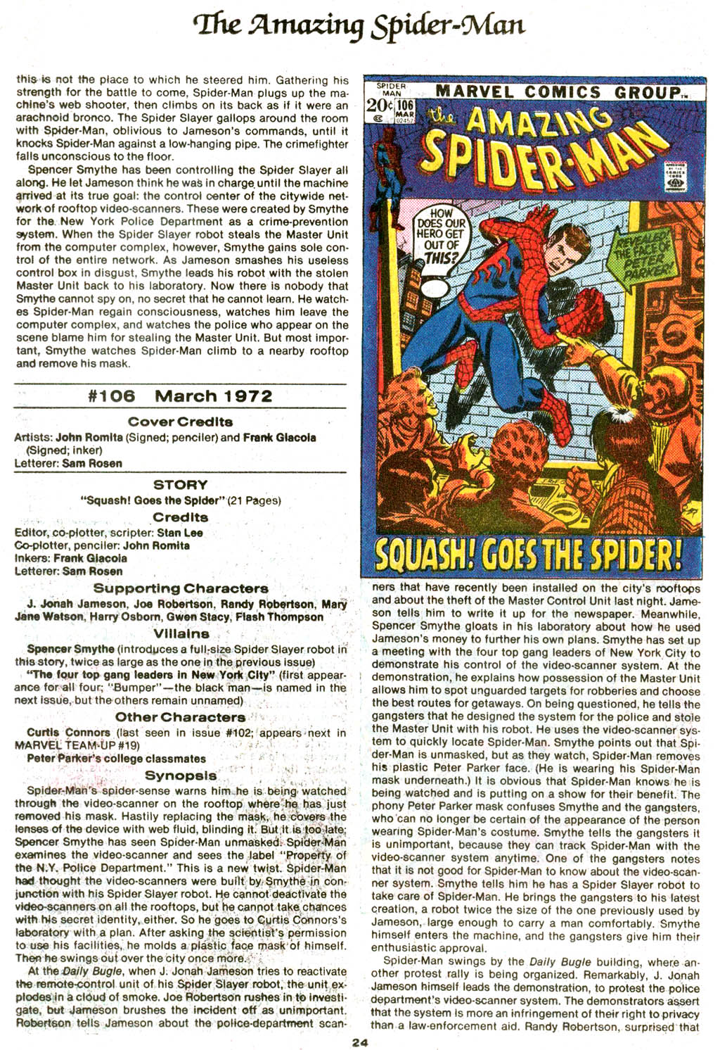 Read online The Official Marvel Index to The Amazing Spider-Man comic -  Issue #4 - 26