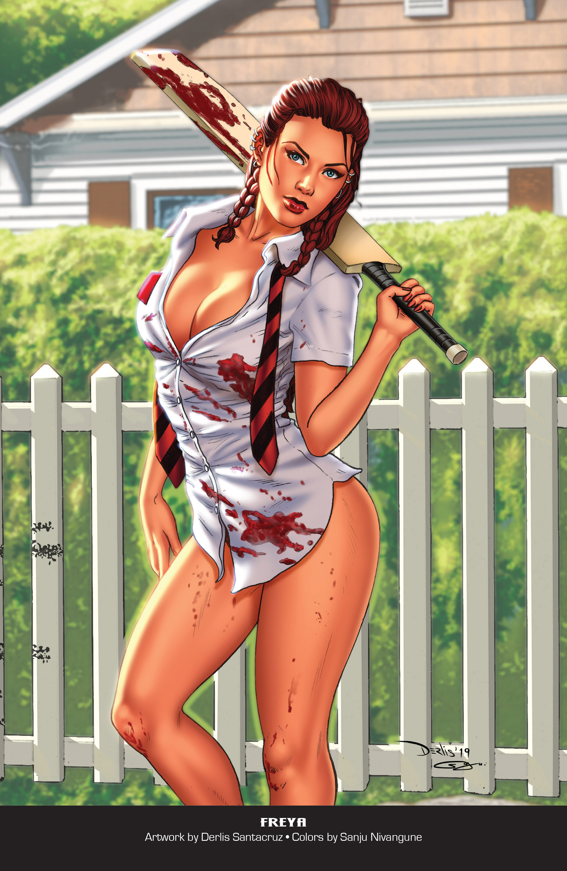 Read online Grimm Fairy Tales 2019 Horror Pinup Special comic -  Issue # Full - 38