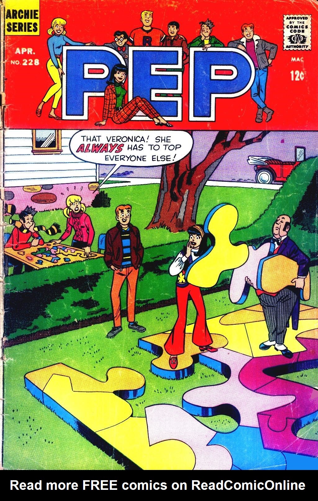 Read online Pep Comics comic -  Issue #228 - 1