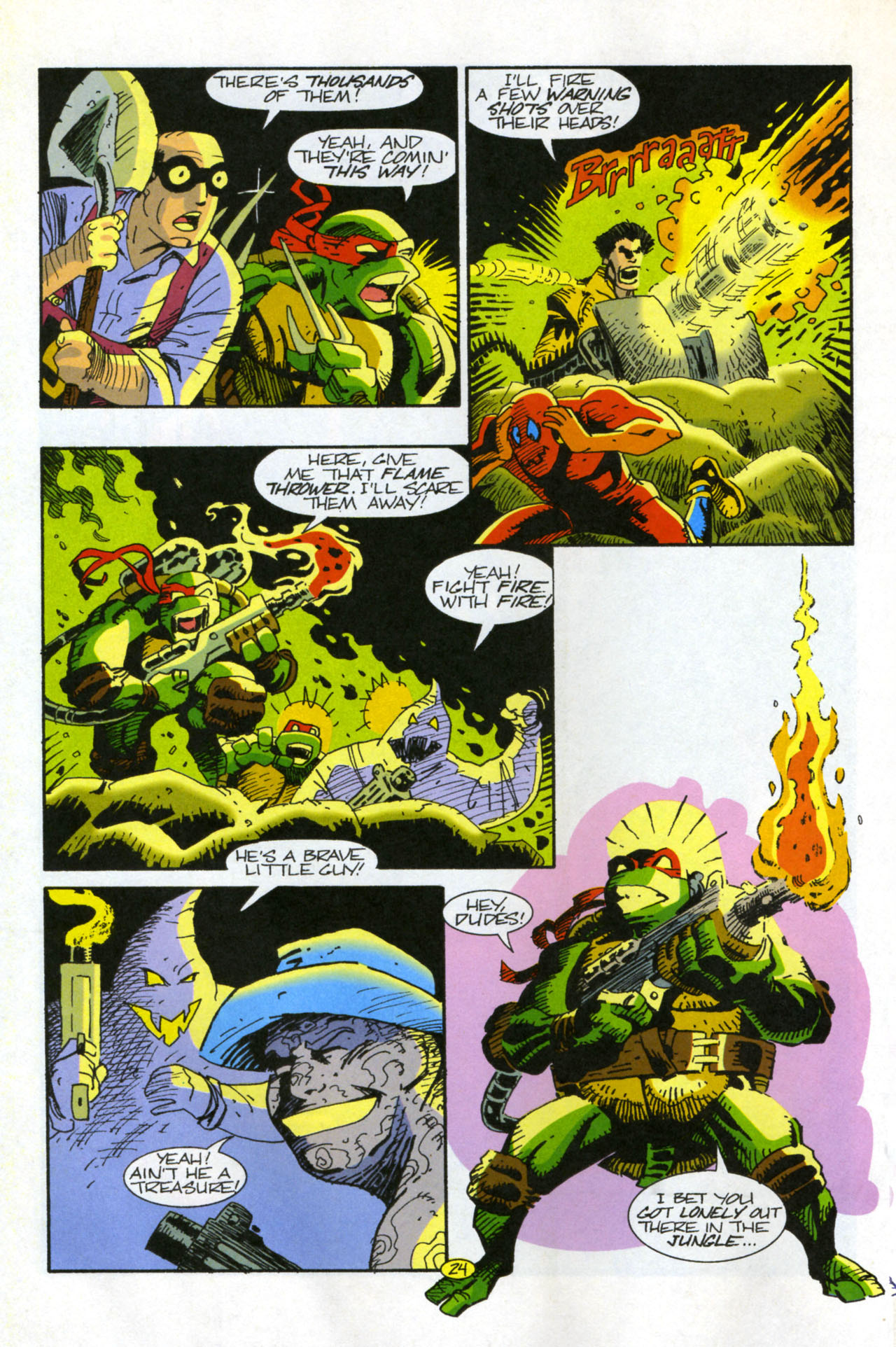 Read online Teenage Mutant Ninja Turtles/Flaming Carrot Crossover comic -  Issue #2 - 26