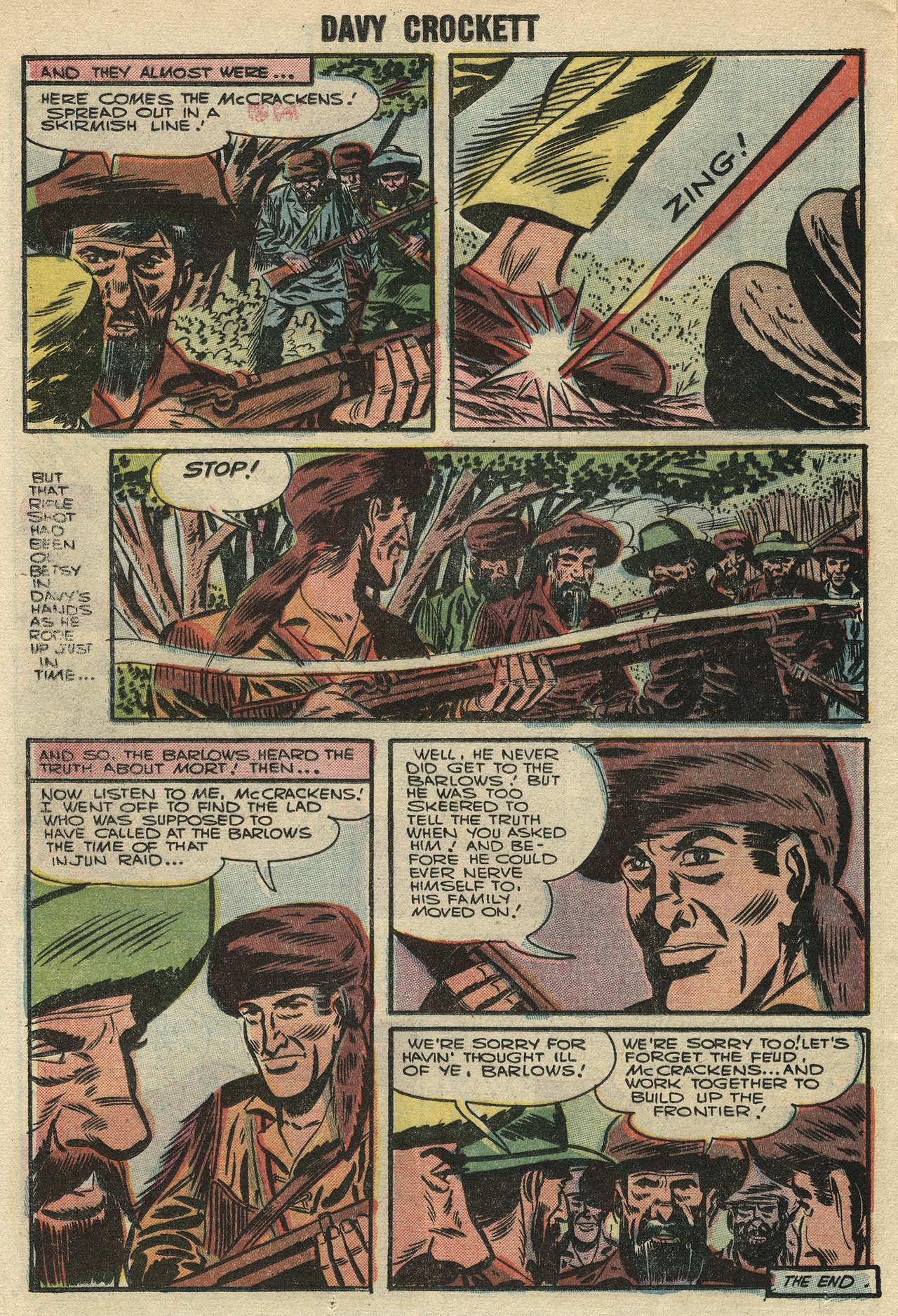 Read online Davy Crockett comic -  Issue #6 - 24
