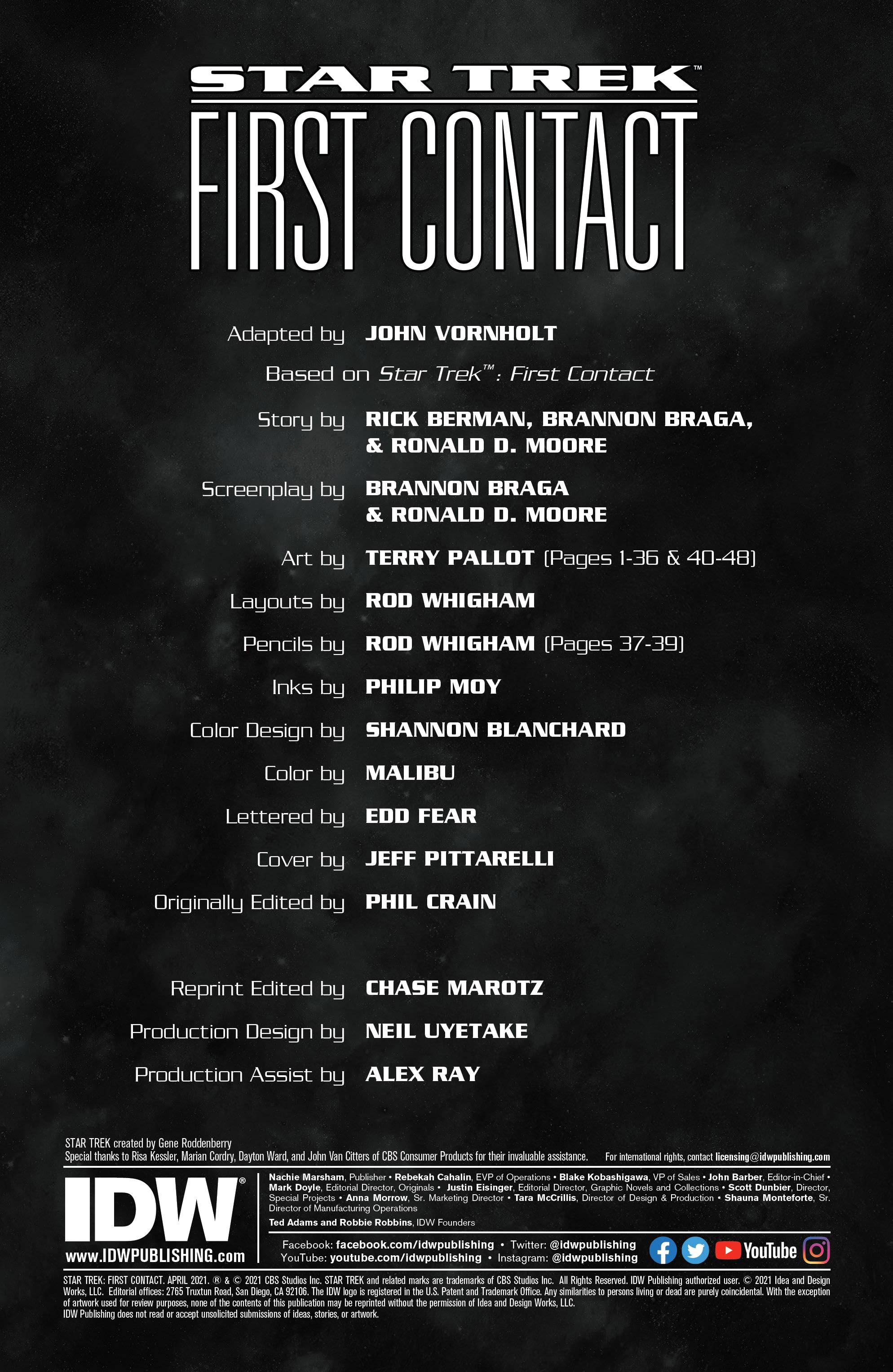 Read online Star Trek: First Contact (2021) comic -  Issue # TPB - 2