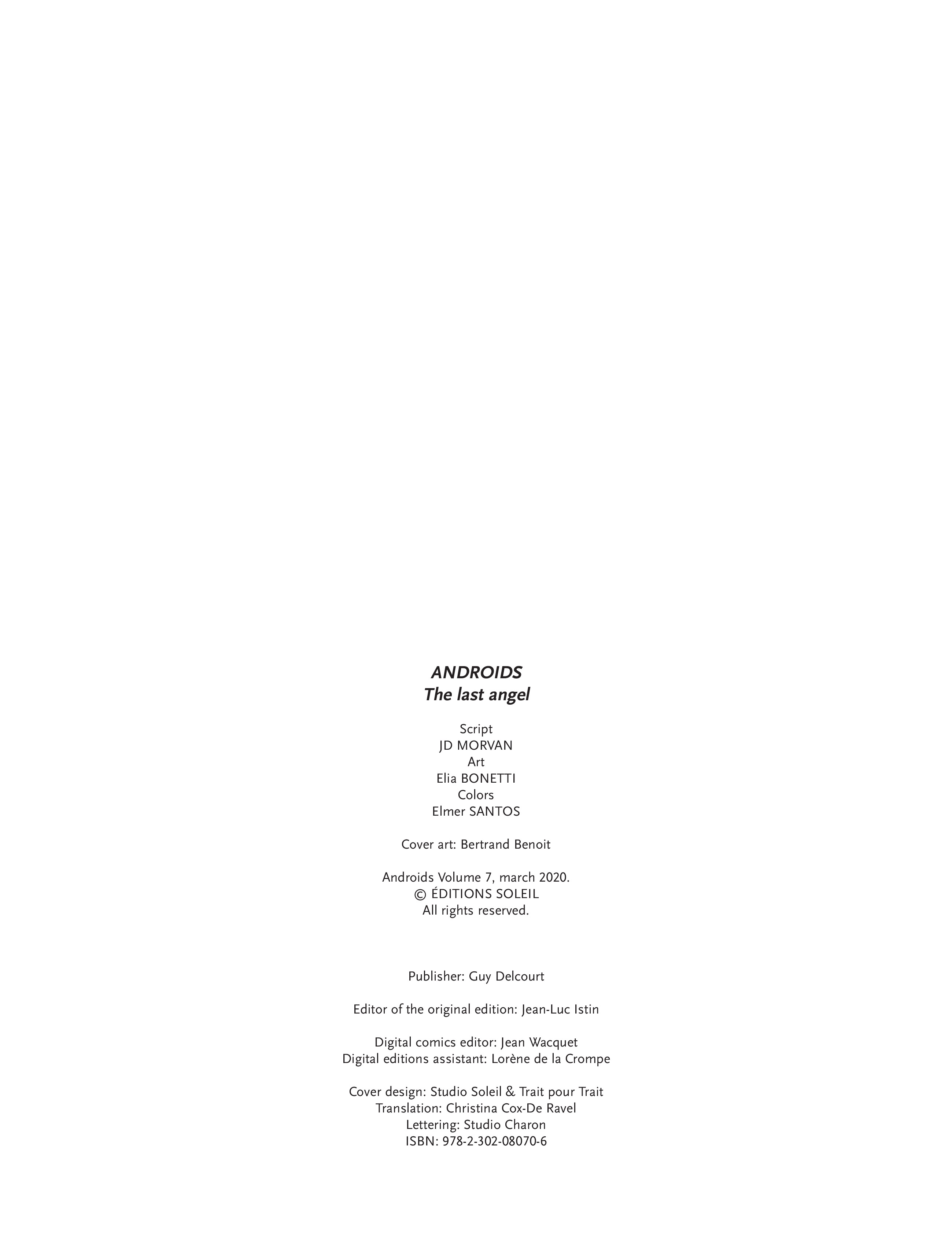 Read online Androïds comic -  Issue #7 - 2