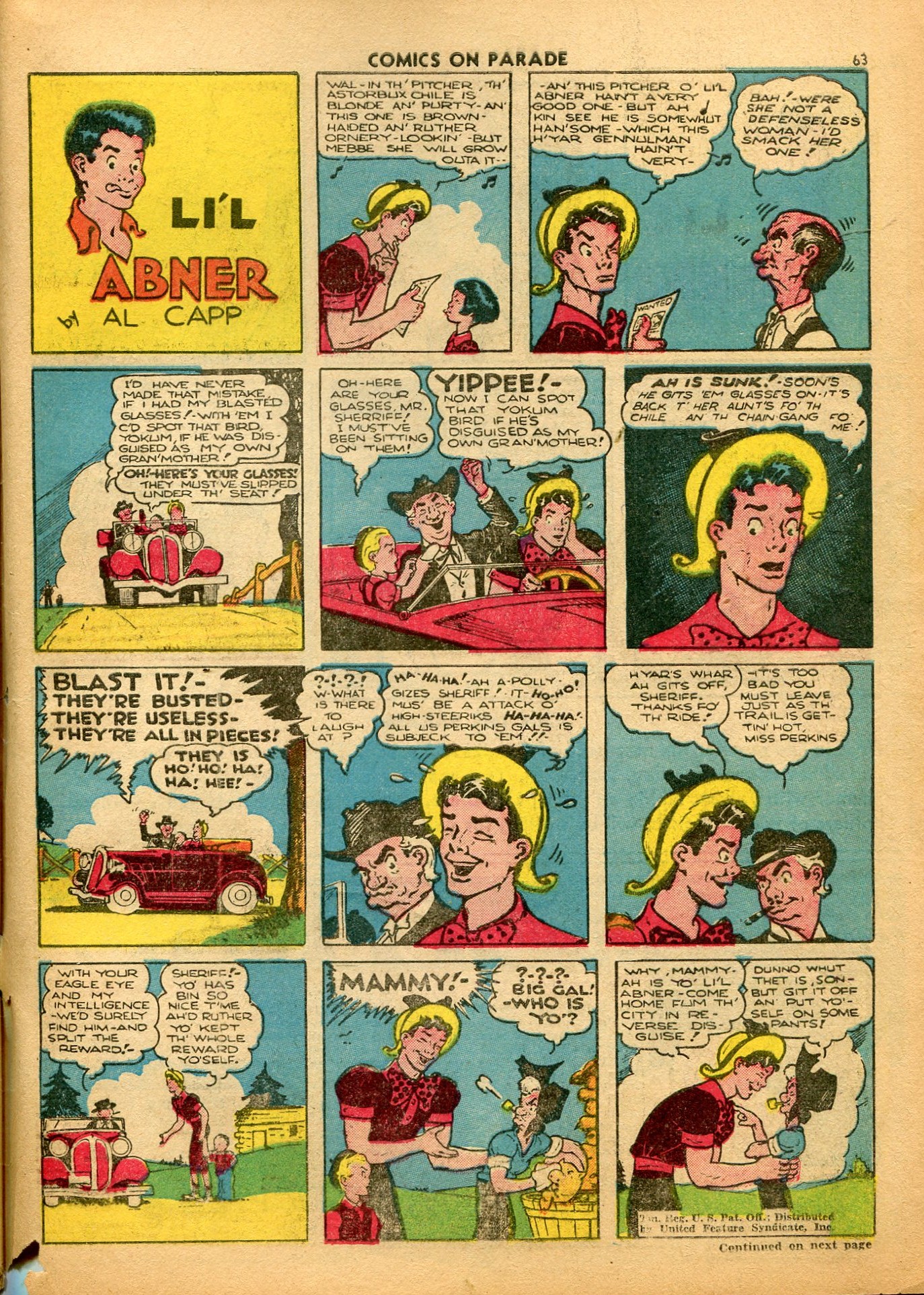 Read online Comics on Parade comic -  Issue #18 - 64