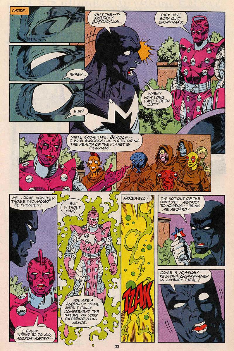 Read online Guardians of the Galaxy (1990) comic -  Issue #58 - 18