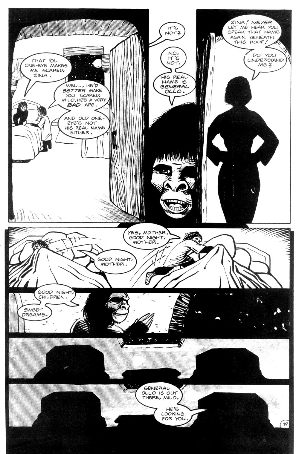 Read online Planet of the Apes (1990) comic -  Issue #18 - 21