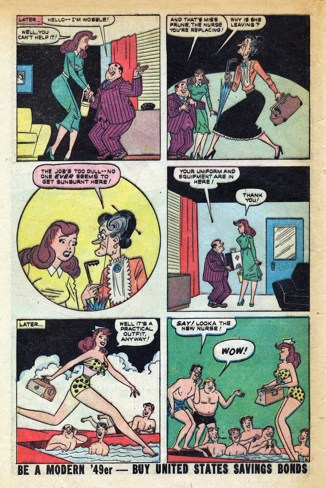 Read online Nellie The Nurse (1945) comic -  Issue #20 - 44