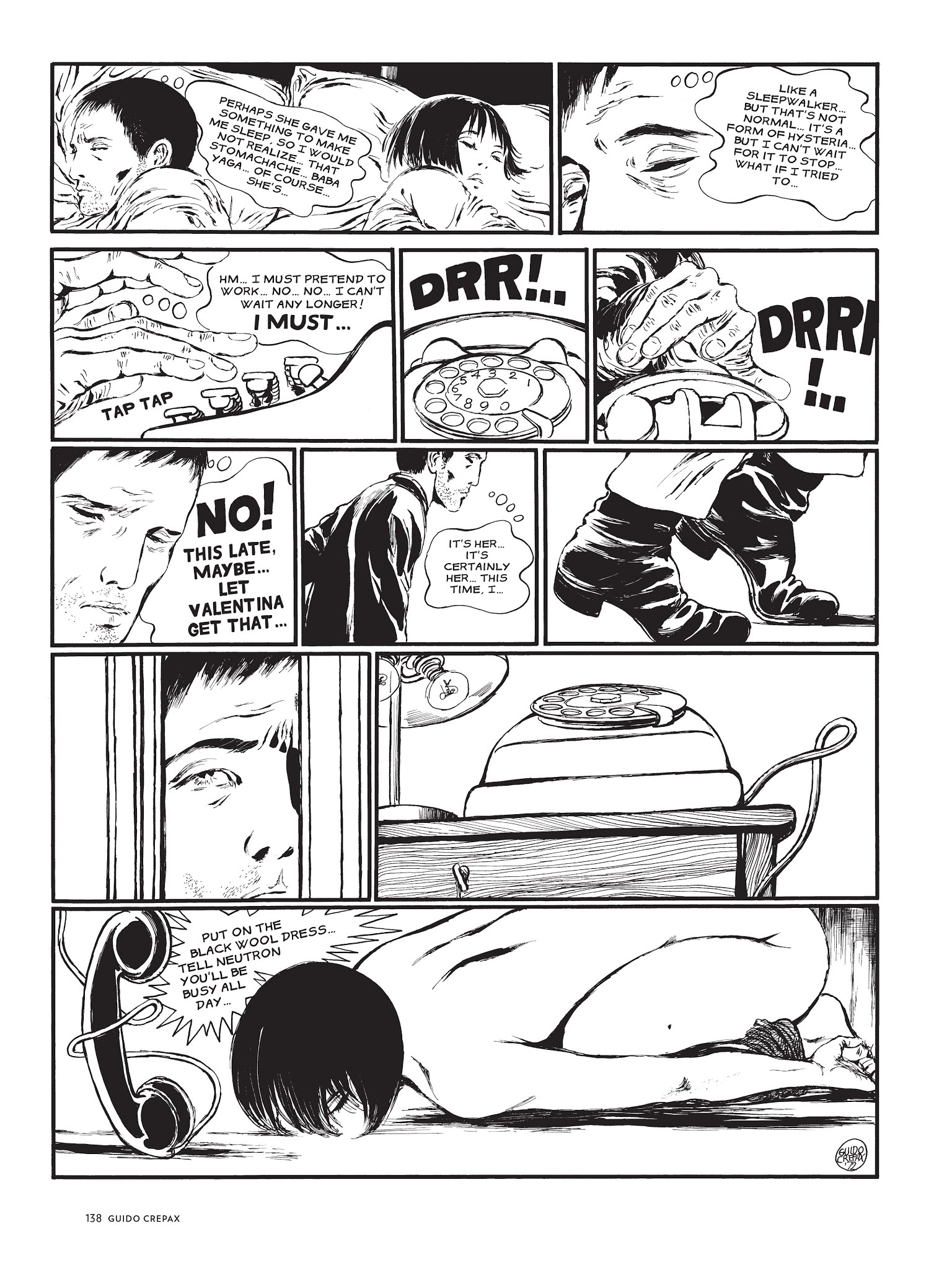 Read online The Complete Crepax comic -  Issue # TPB 3 - 130