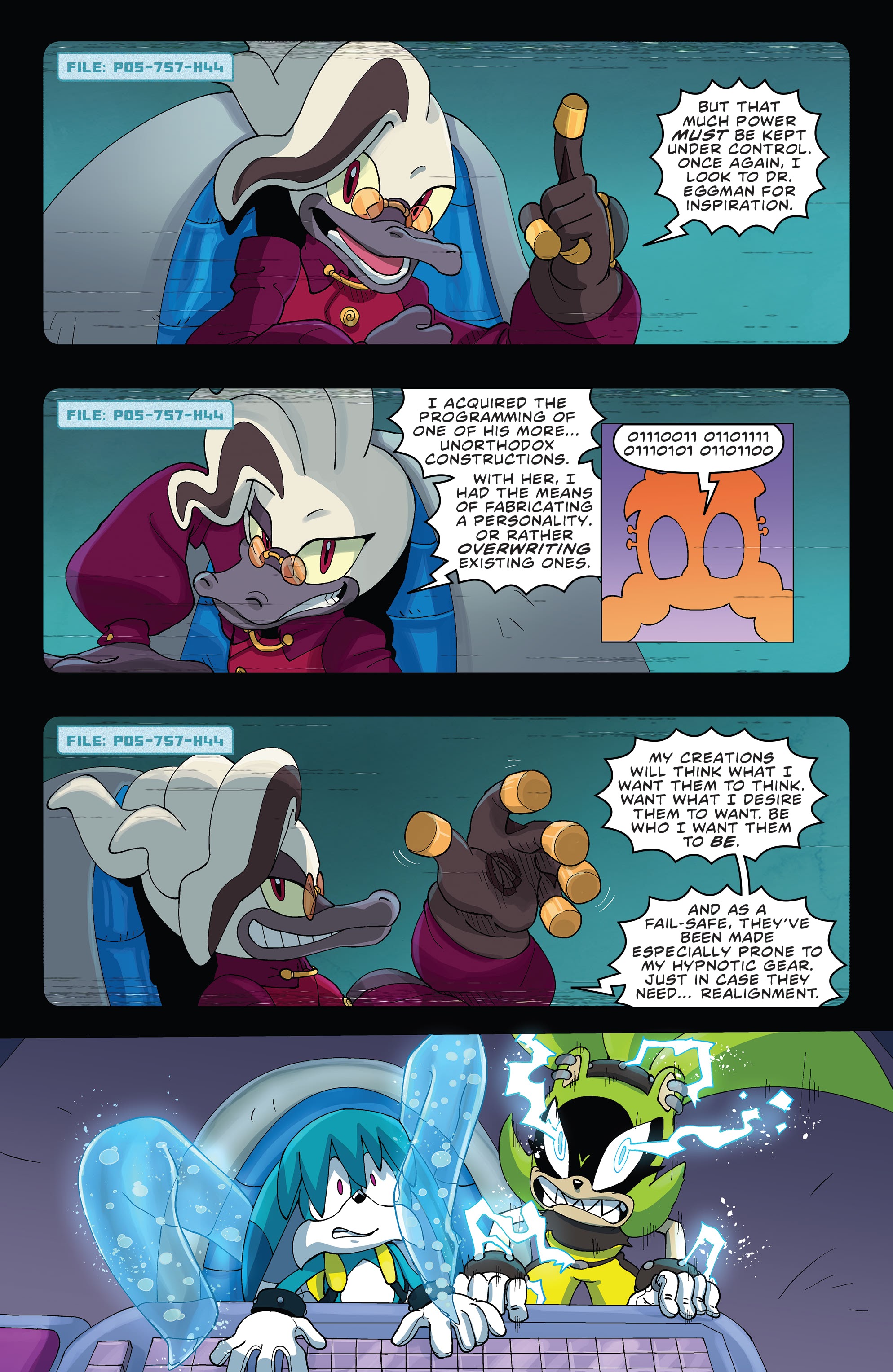 Read online Sonic the Hedgehog: Imposter Syndrome comic -  Issue #3 - 9