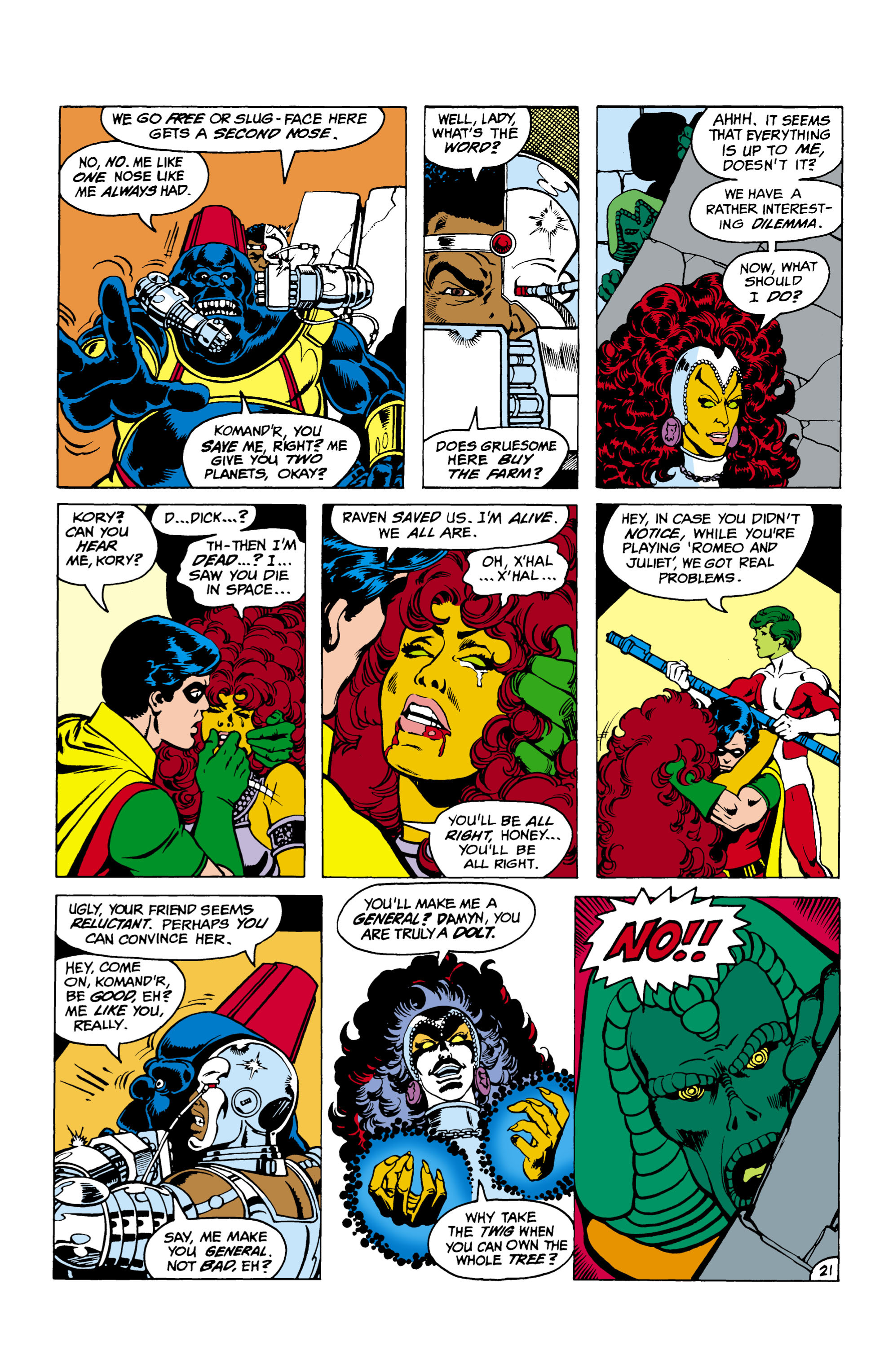 Read online The New Teen Titans (1980) comic -  Issue #25 - 22