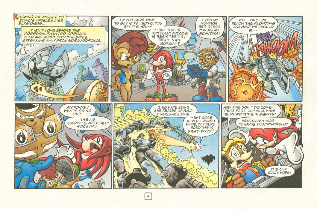 Read online Sonic Super Special comic -  Issue #12 - Sonic and Knuckles visa versa - 7