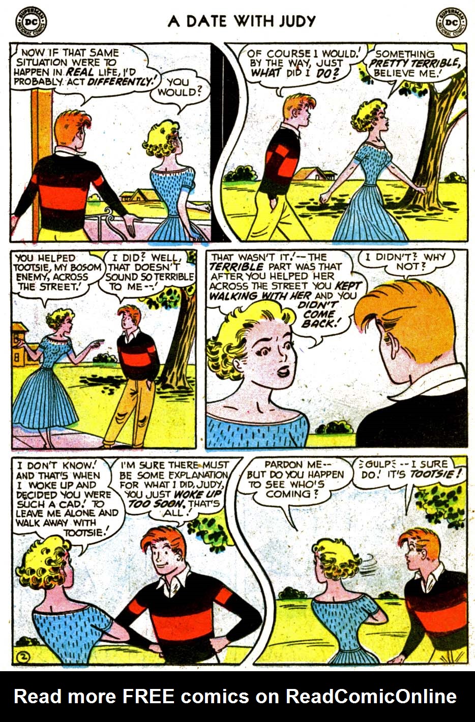 Read online A Date with Judy comic -  Issue #58 - 22