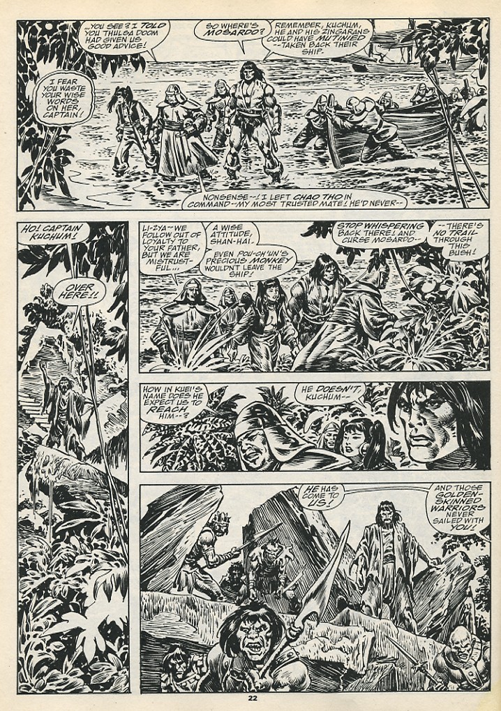 Read online The Savage Sword Of Conan comic -  Issue #192 - 24