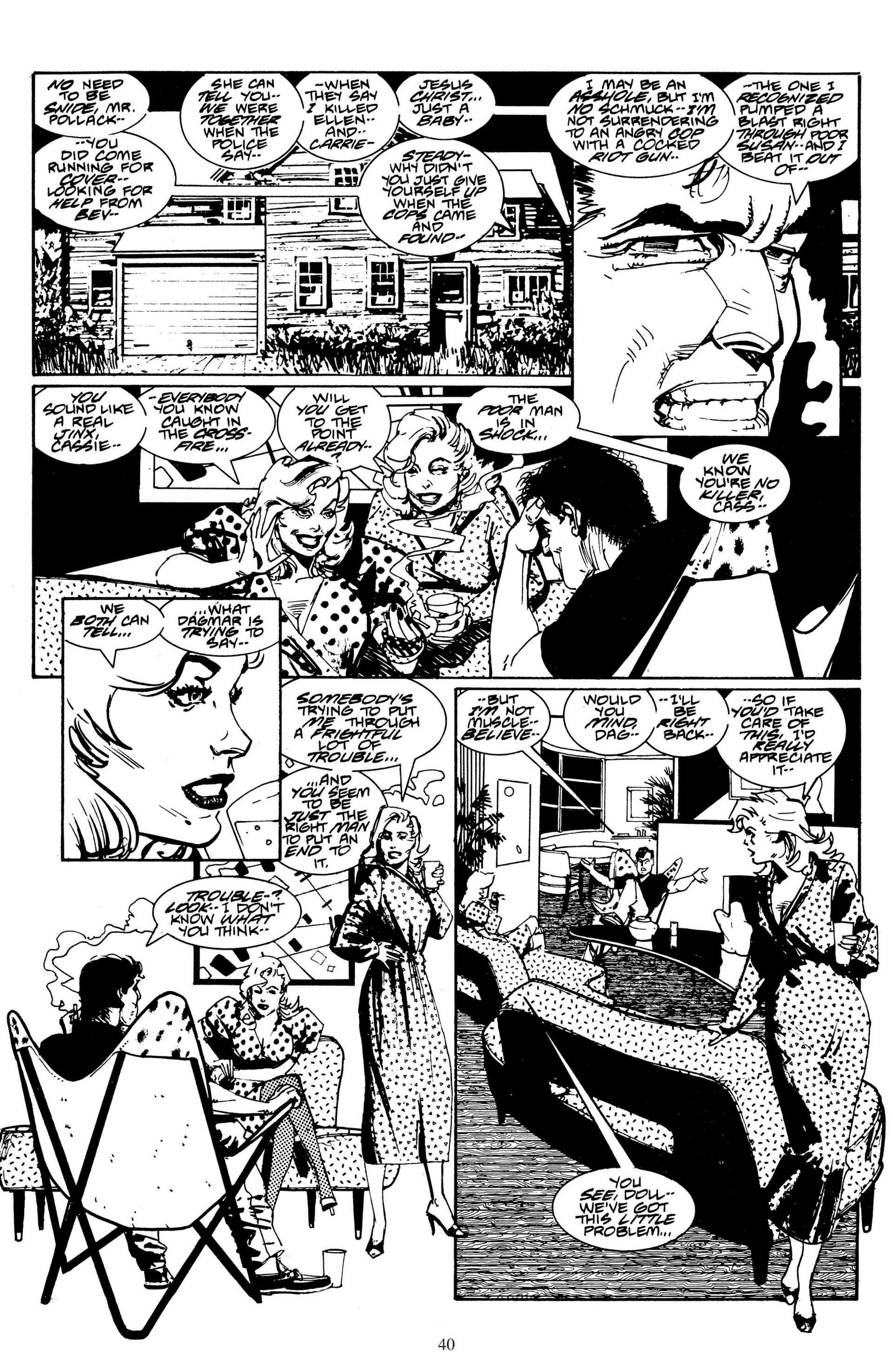 Read online Black Kiss comic -  Issue # TPB - 41