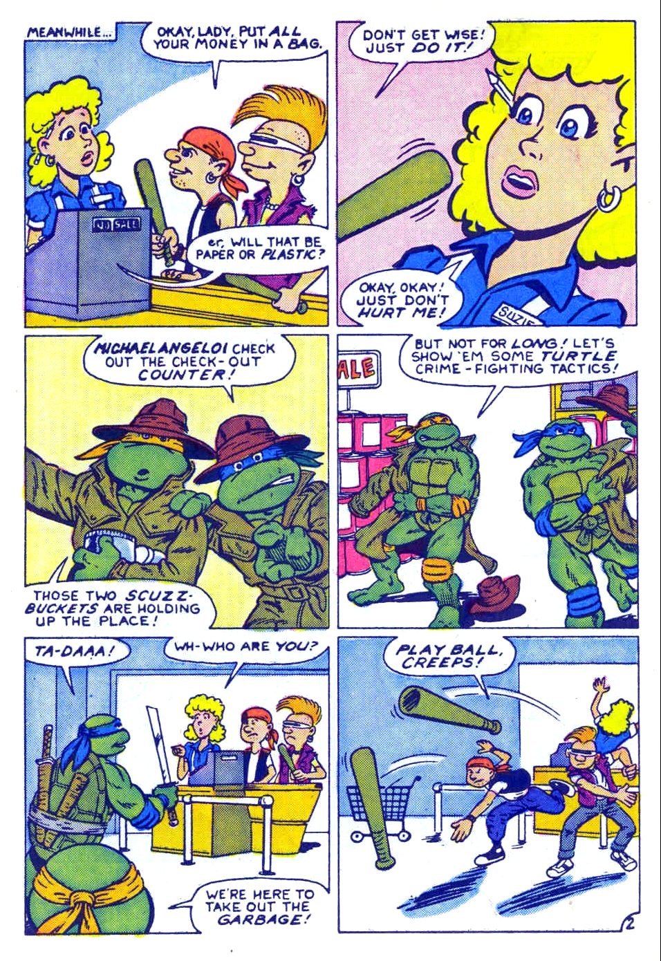 Read online Teenage Mutant Ninja Turtles Adventures (1989) comic -  Issue #1 - 4