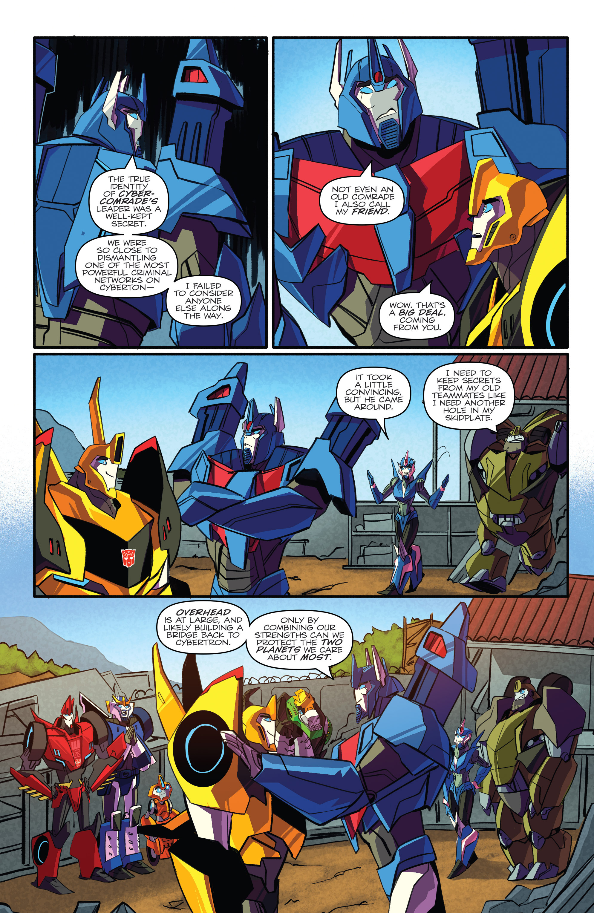 Read online Transformers: Robots In Disguise (2015) comic -  Issue #4 - 7