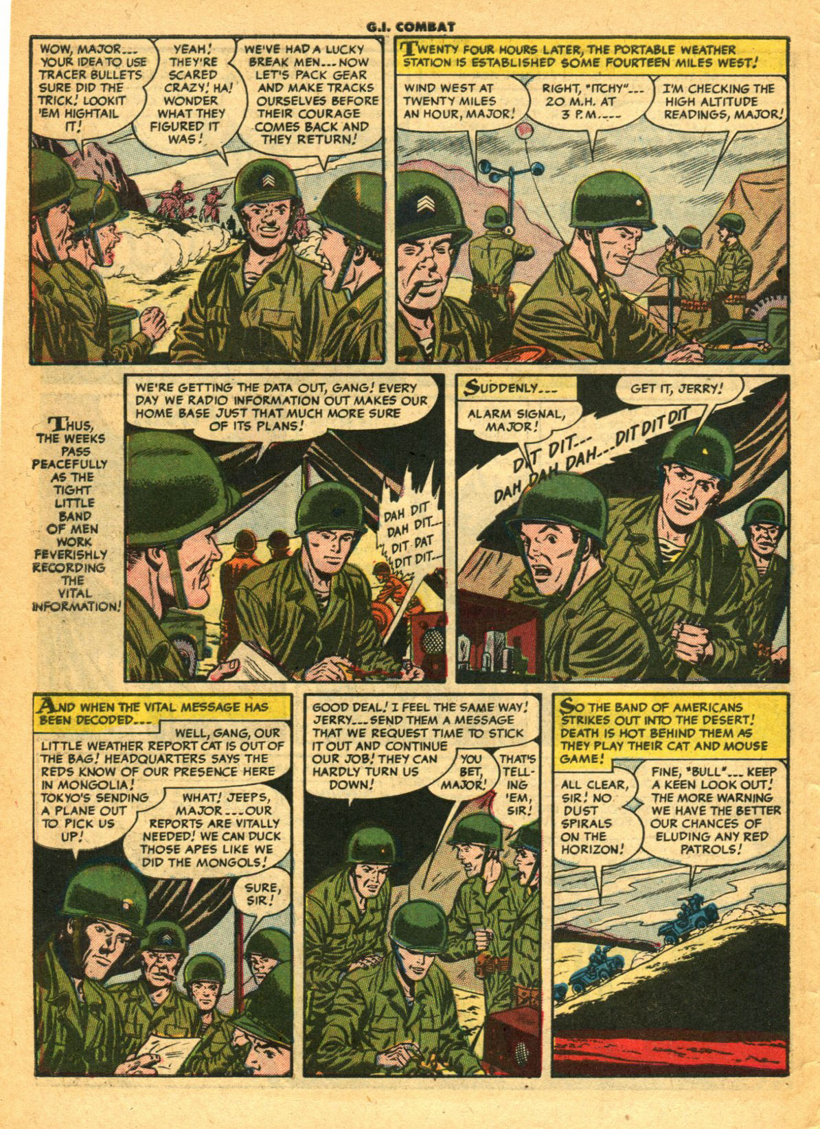 Read online G.I. Combat (1952) comic -  Issue #16 - 7