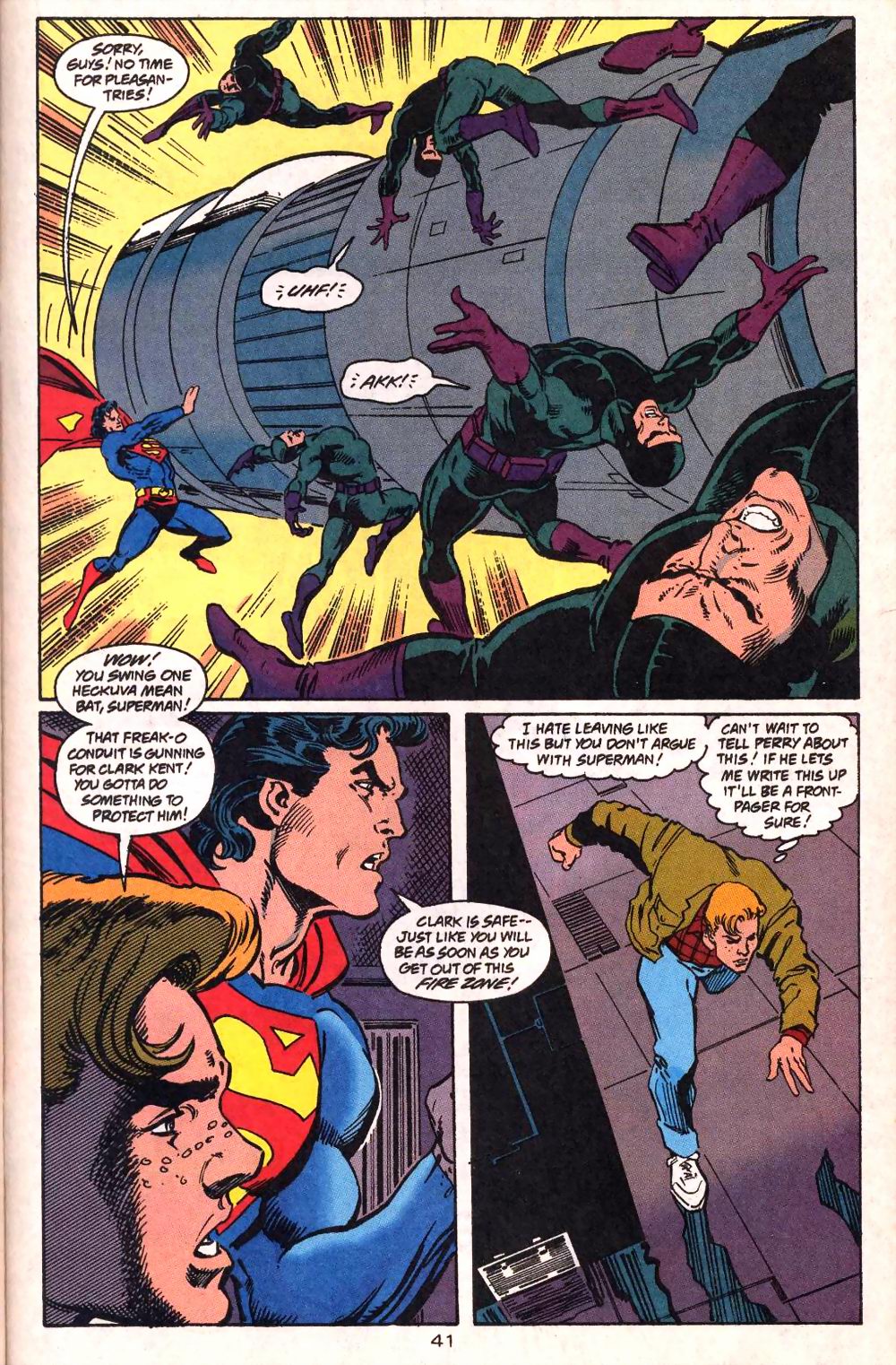 Read online Superman (1987) comic -  Issue #100 - 42