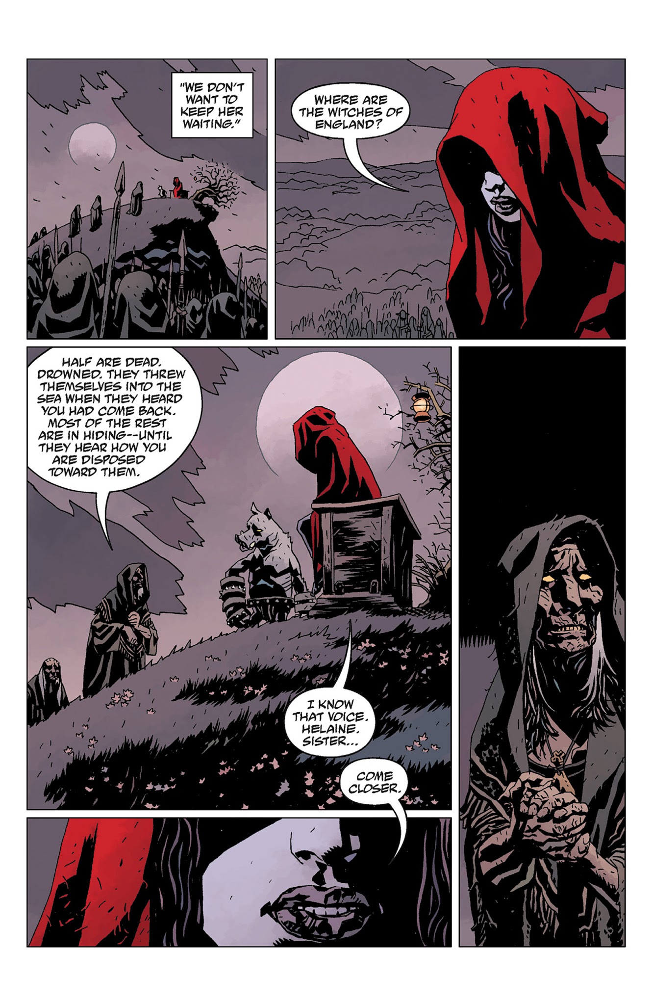 Read online Hellboy: The Wild Hunt comic -  Issue # TPB - 61