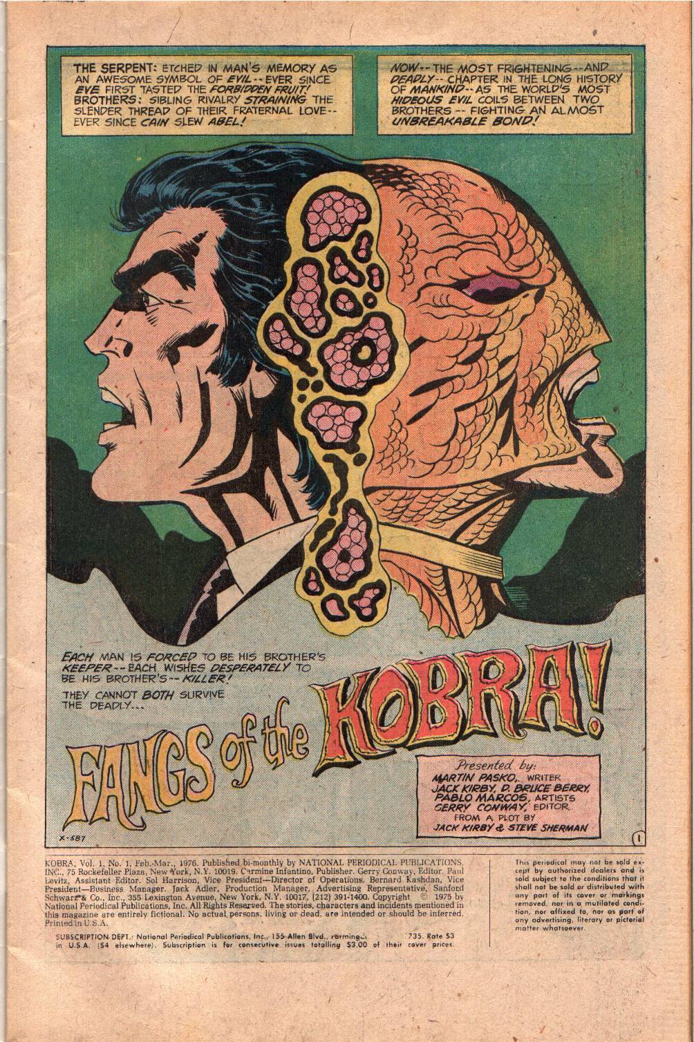 Read online Kobra comic -  Issue #1 - 2