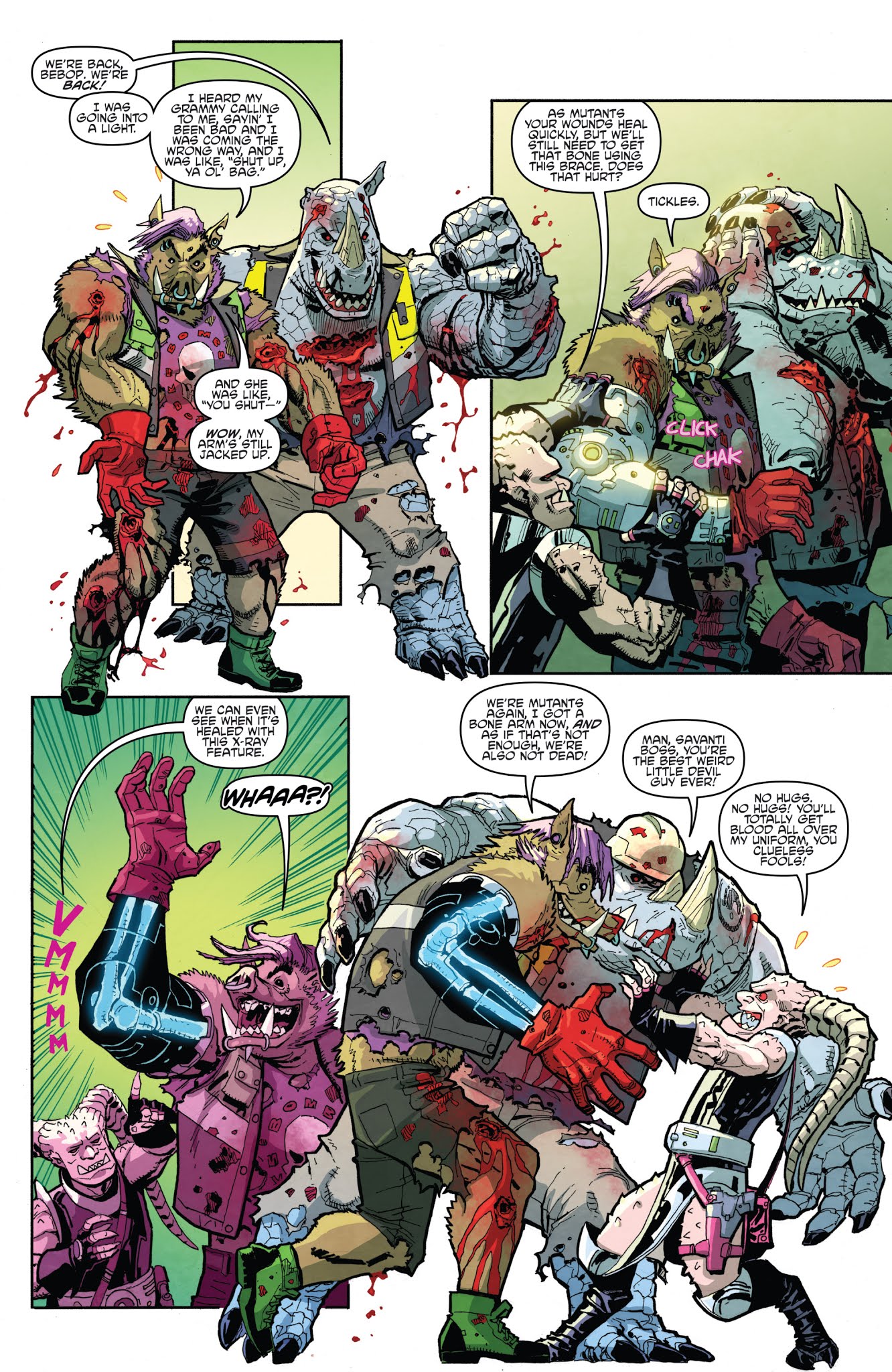 Read online Teenage Mutant Ninja Turtles: Bebop & Rocksteady Hit the Road comic -  Issue #3 - 5