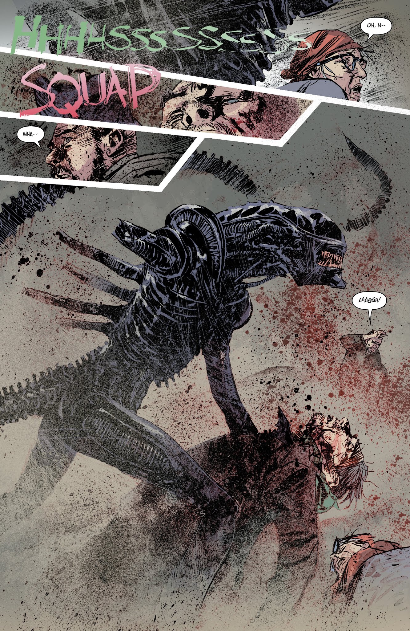 Read online Aliens: Dust To Dust comic -  Issue #3 - 4