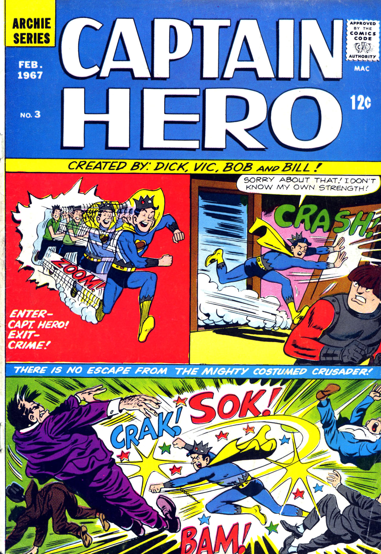 Read online Jughead As Captain Hero comic -  Issue #3 - 1