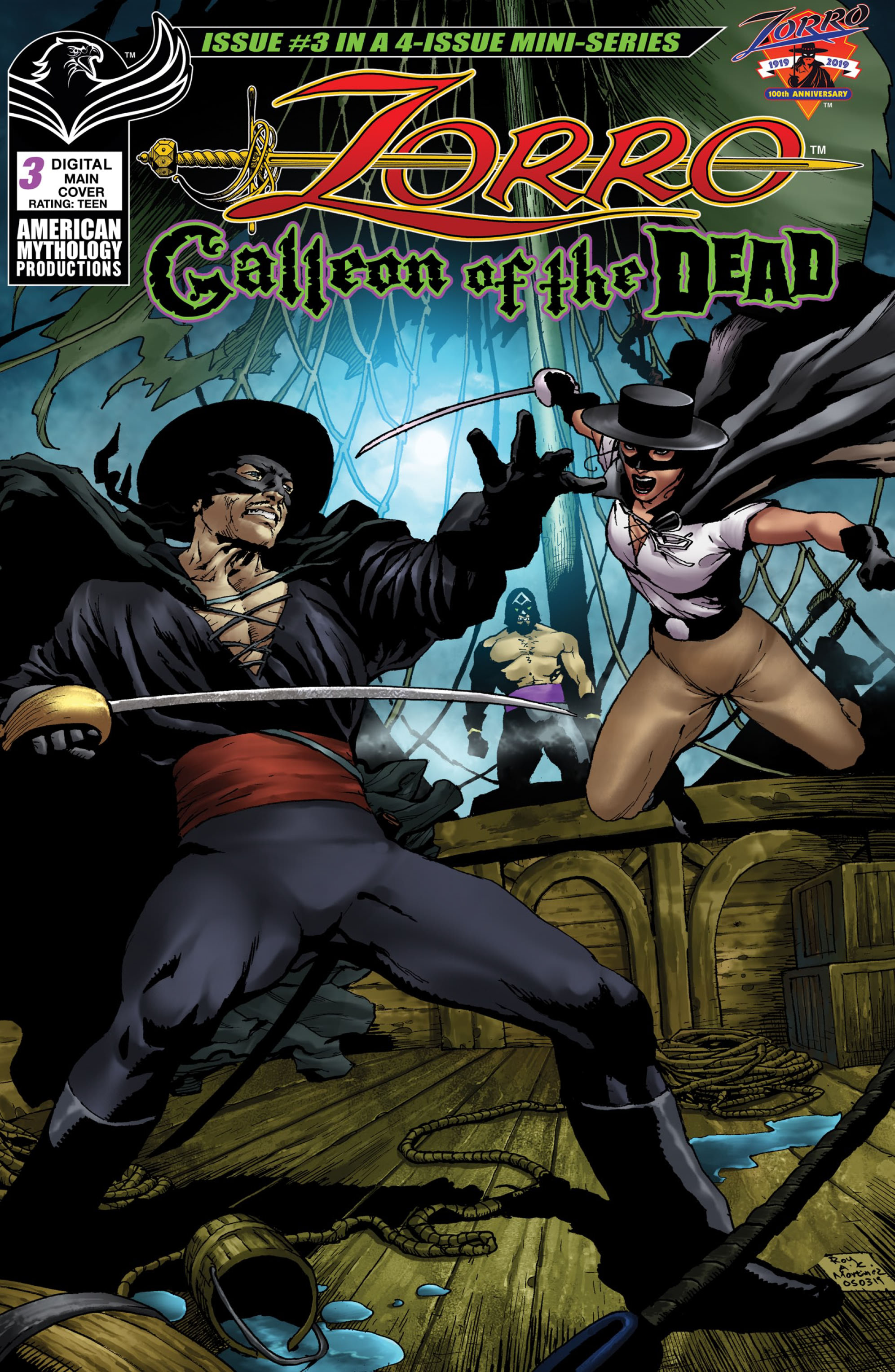 Read online Zorro: Galleon Of the Dead comic -  Issue #3 - 1
