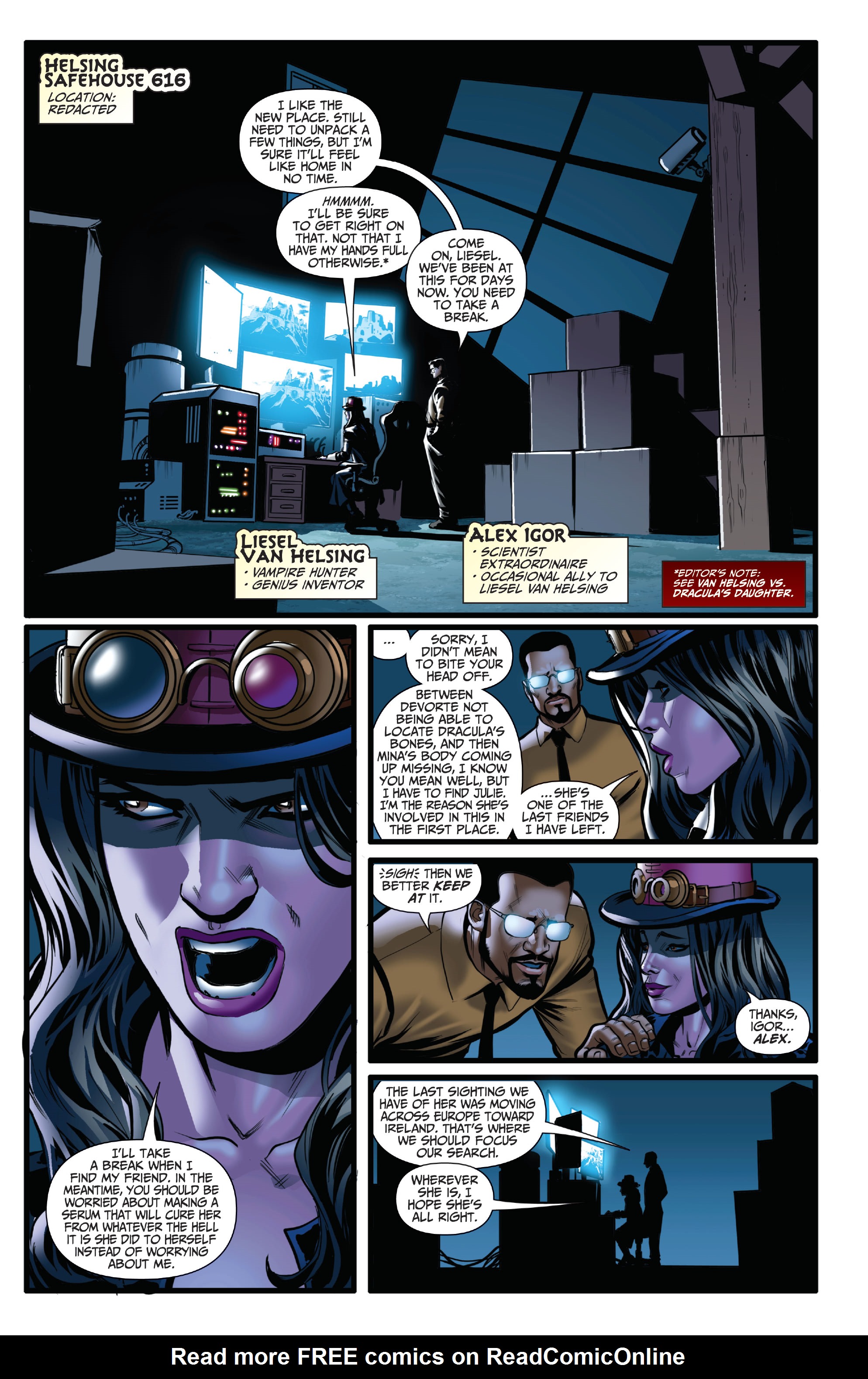 Read online Van Helsing vs The League of Monsters comic -  Issue #1 - 13